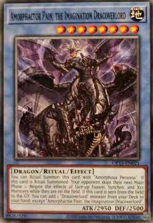 Pain the imagination – Yu-Gi-Oh! Amorphactor Pain, the Imagination Dracoverlord - OP15-EN021 - Common - Unlimited