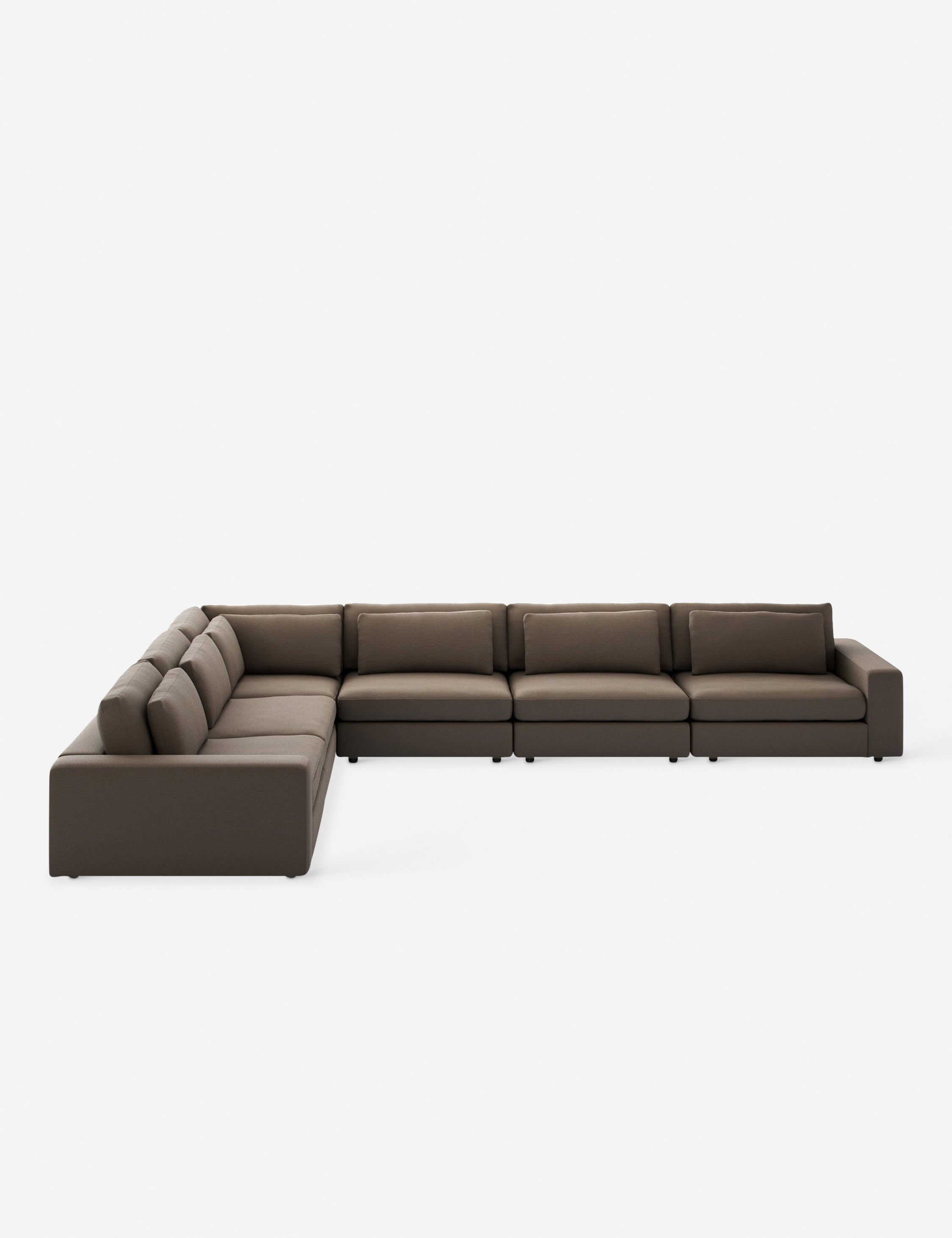 Lulu and Georgia Creswell 6-Piece Corner Sectional Sofa - view 2