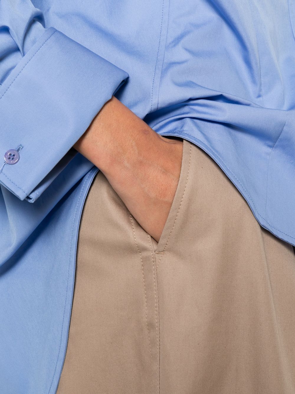 Balenciaga Cotton high-waisted trousers - view 4