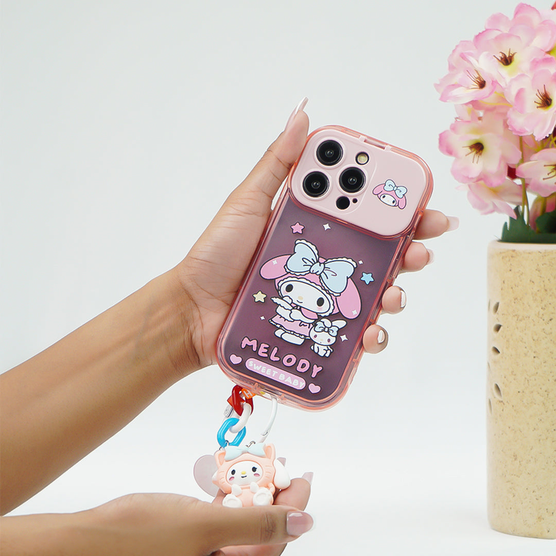 Peeperly Cartoon Melody Flip Mirror Case – No Color
