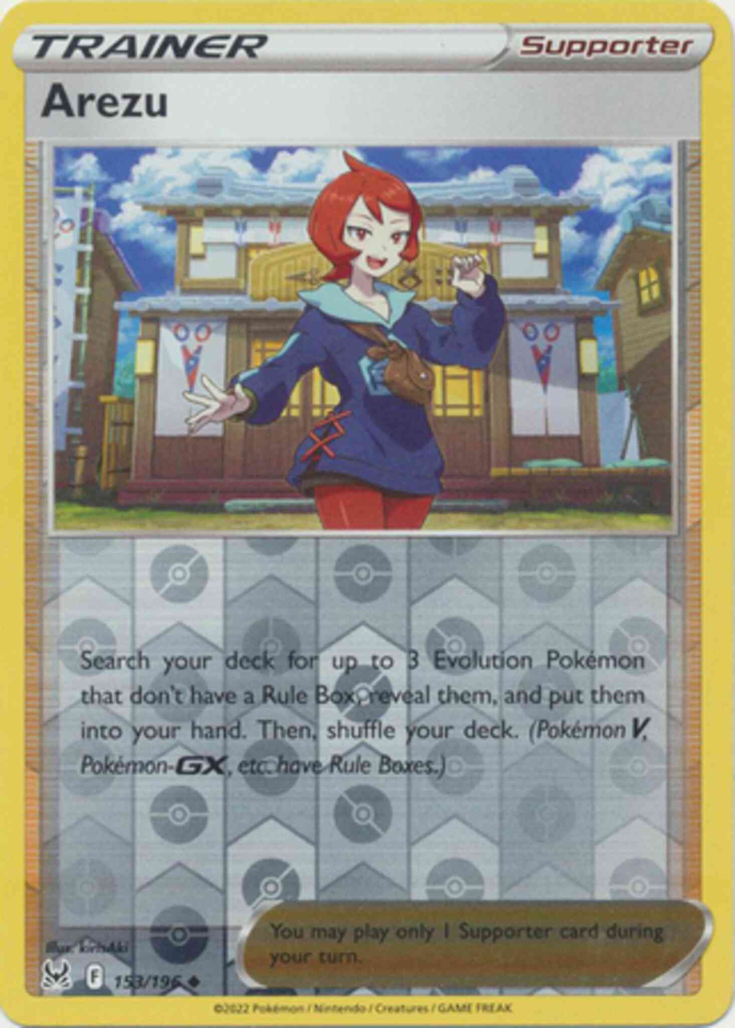 Uncommon swsh11-153 reverse – Pokémon Arezu - 153/196 - Uncommon [swsh11-153] [Reverse Holo]