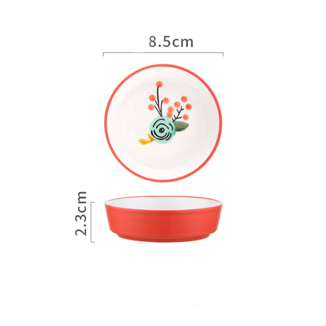 Nestasia Bloom Dessert Plate Red - view 3