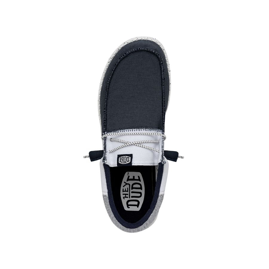 HEYDUDE shoes Wally Tri Varsity - Navy – Men's - view 6