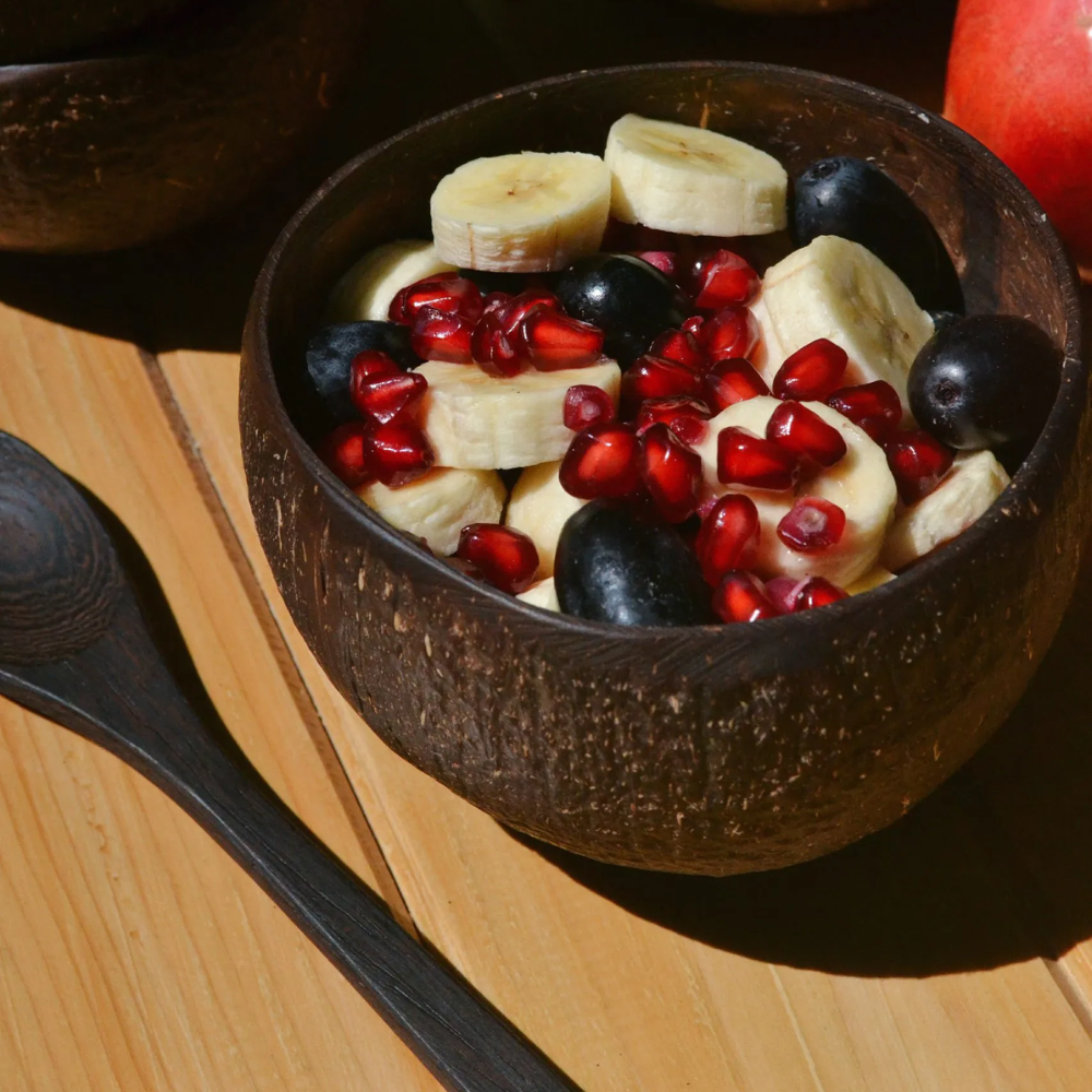 ALMITRA SUSTAINABLES Brown - Handmade Coconut Bowl (Pack of 4)