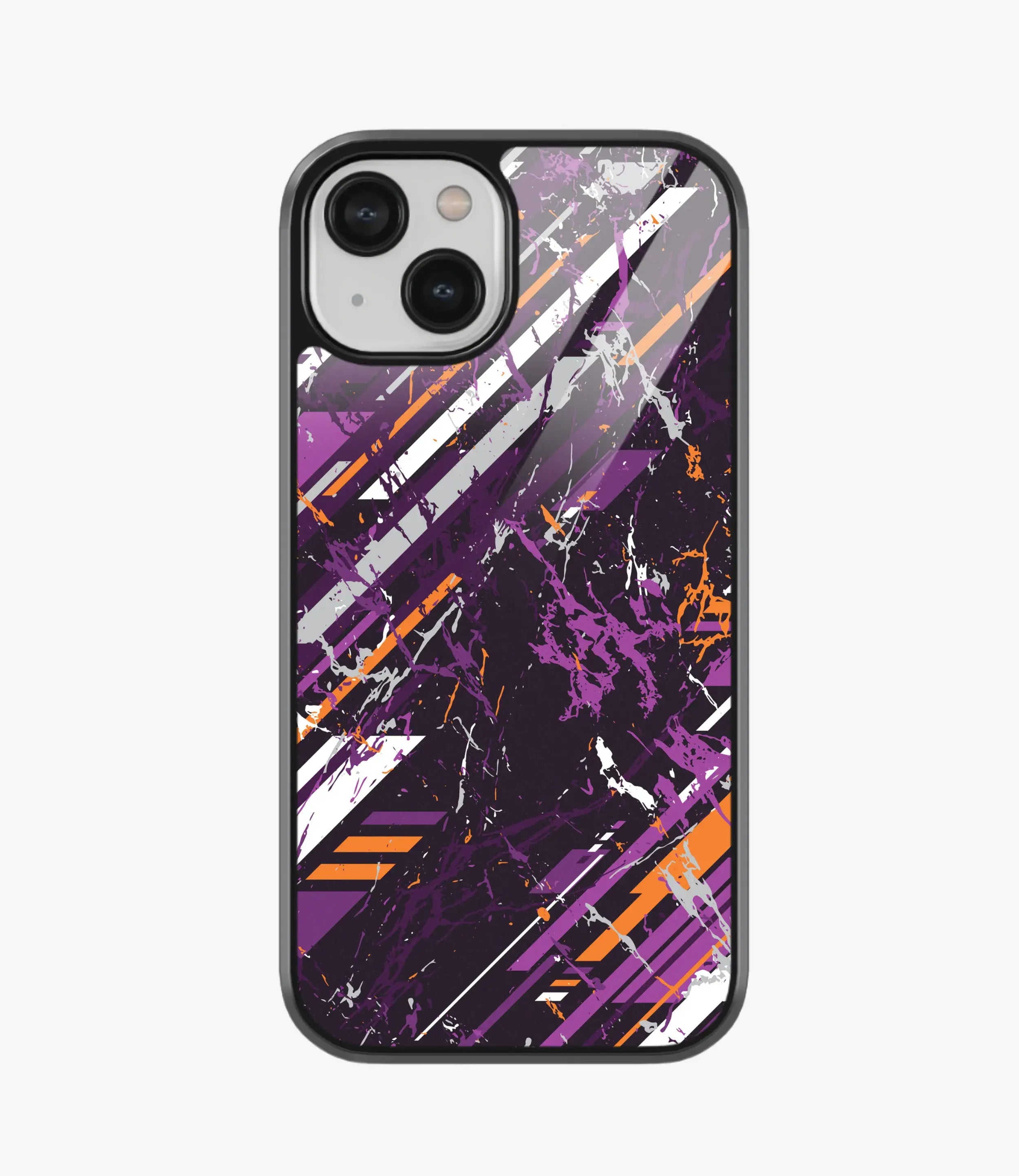 The Case Company Abstract Gridiron Glory Pattern Glass Case