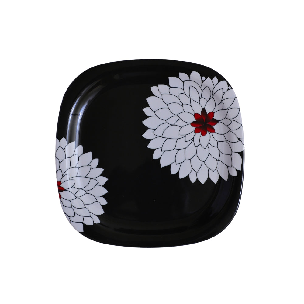 Terraware Melamine Black Magic Square Dinner Set | Set of 31 Pcs - view 2