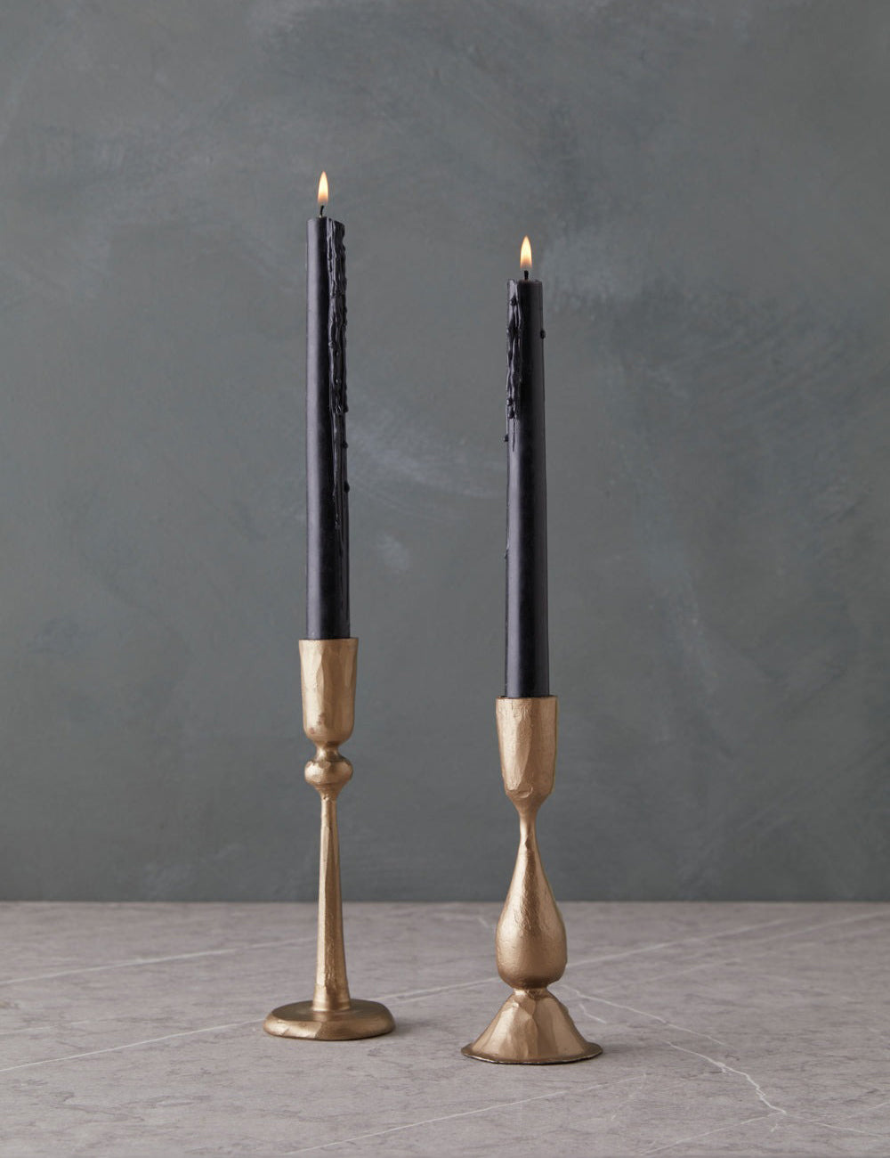 Lulu and Georgia Hand-Forged Iron Taper Candle Holder