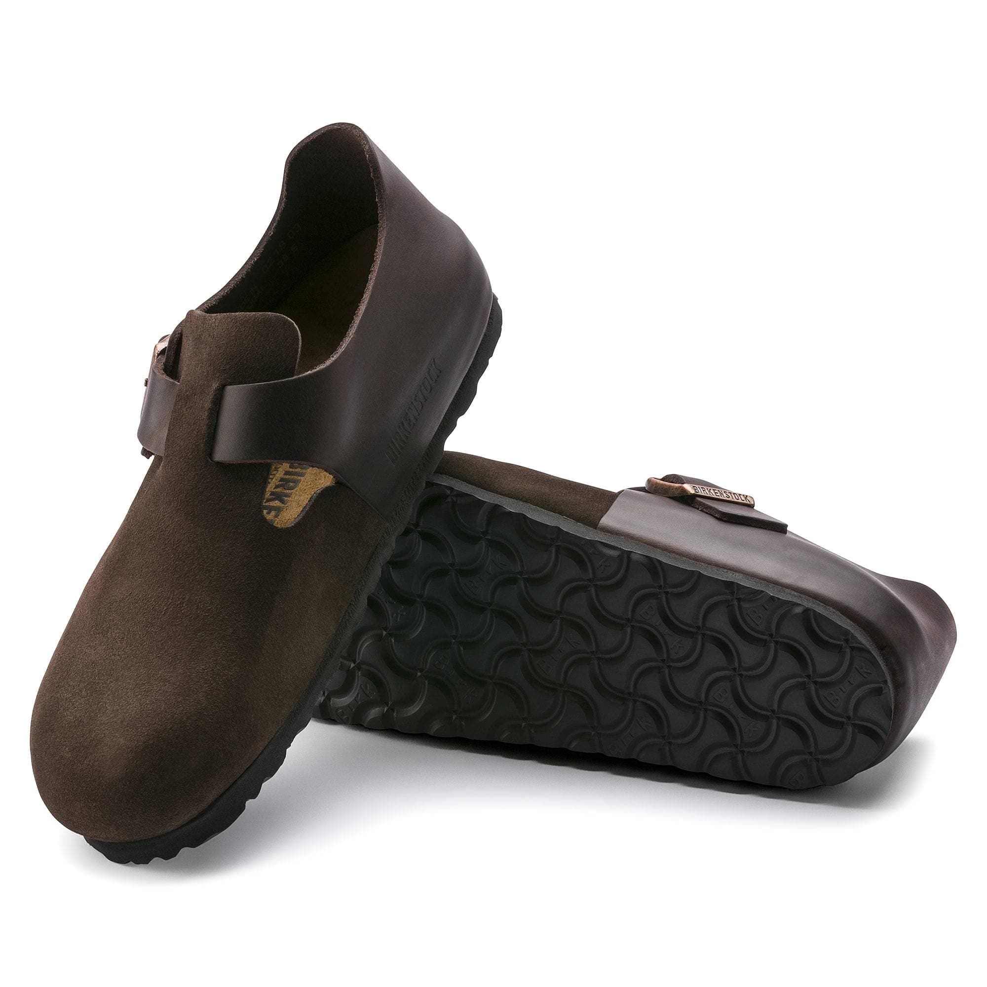 Birkenstock London Oiled Leather/Suede Leather
