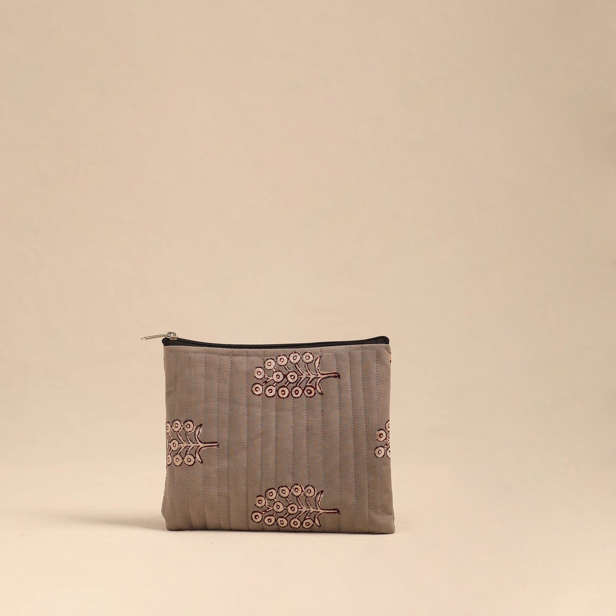 NOORI BAZAR Brown - Handmade Cotton Utility Pouches (Set of 3) 15 - view 2