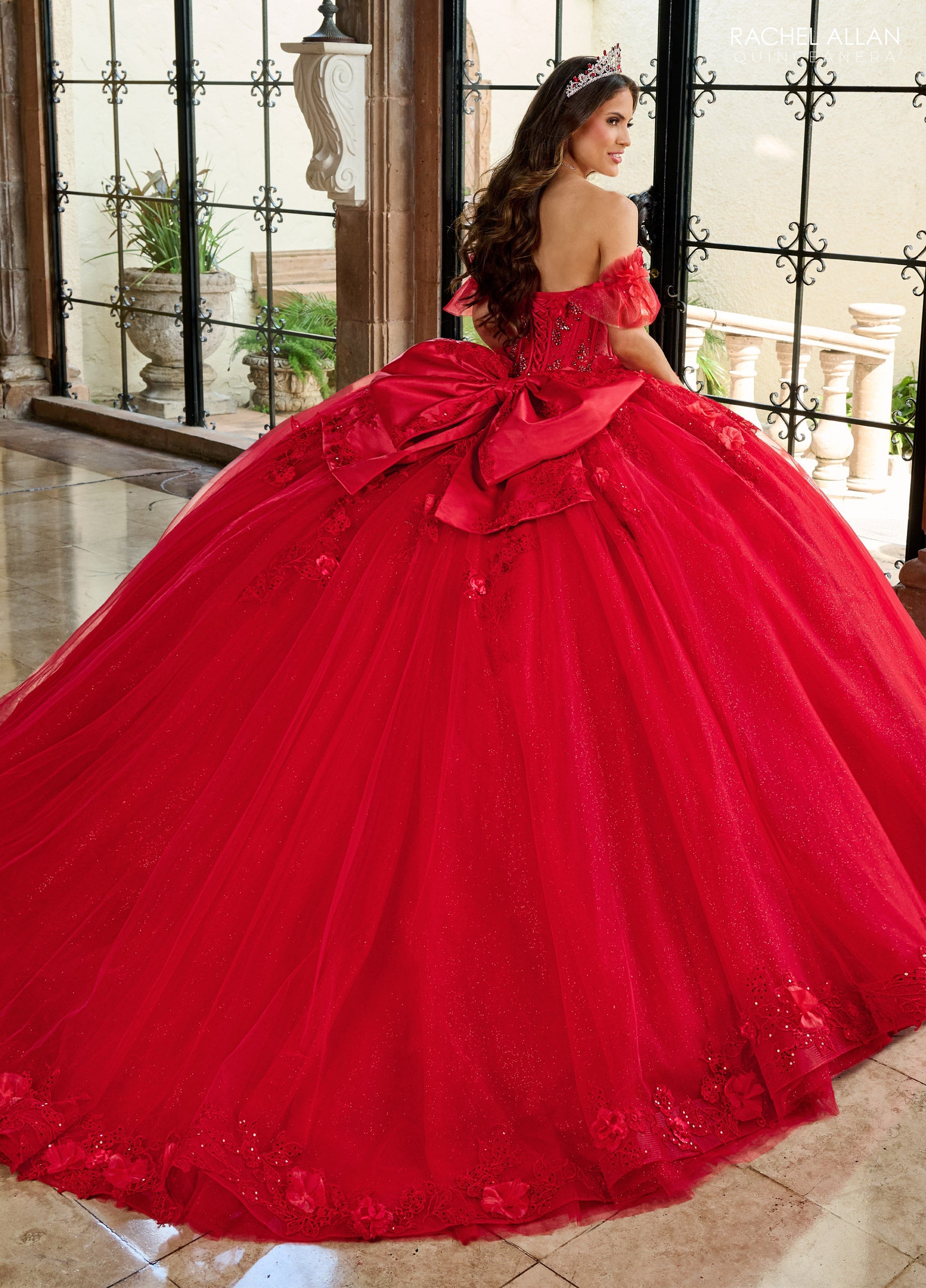 Mary's Bridal Off Shoulder Quinceanera Dress by Rachel Allan RQ2220 - view 2