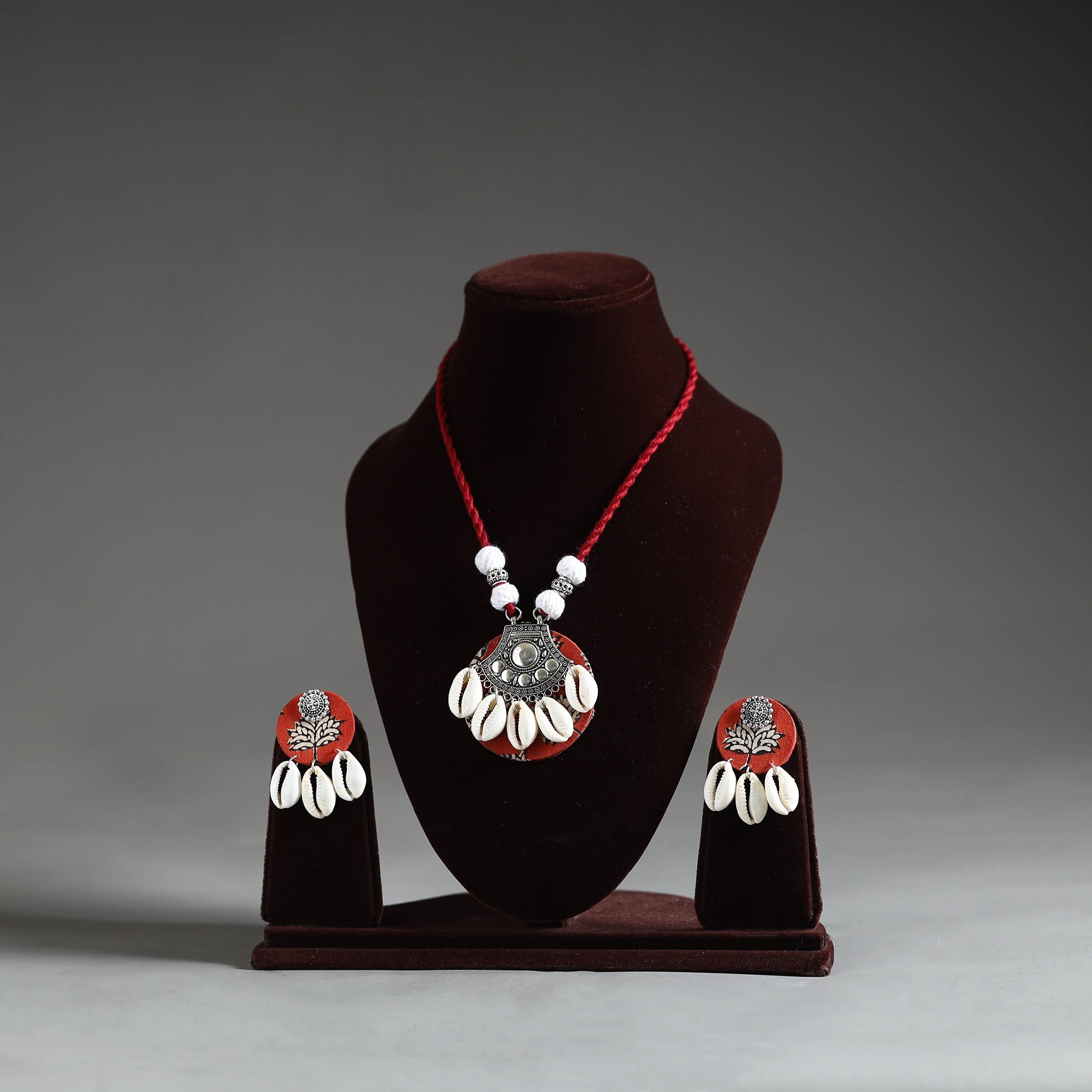 JALPARI Fabart German Silver Necklace Set 06