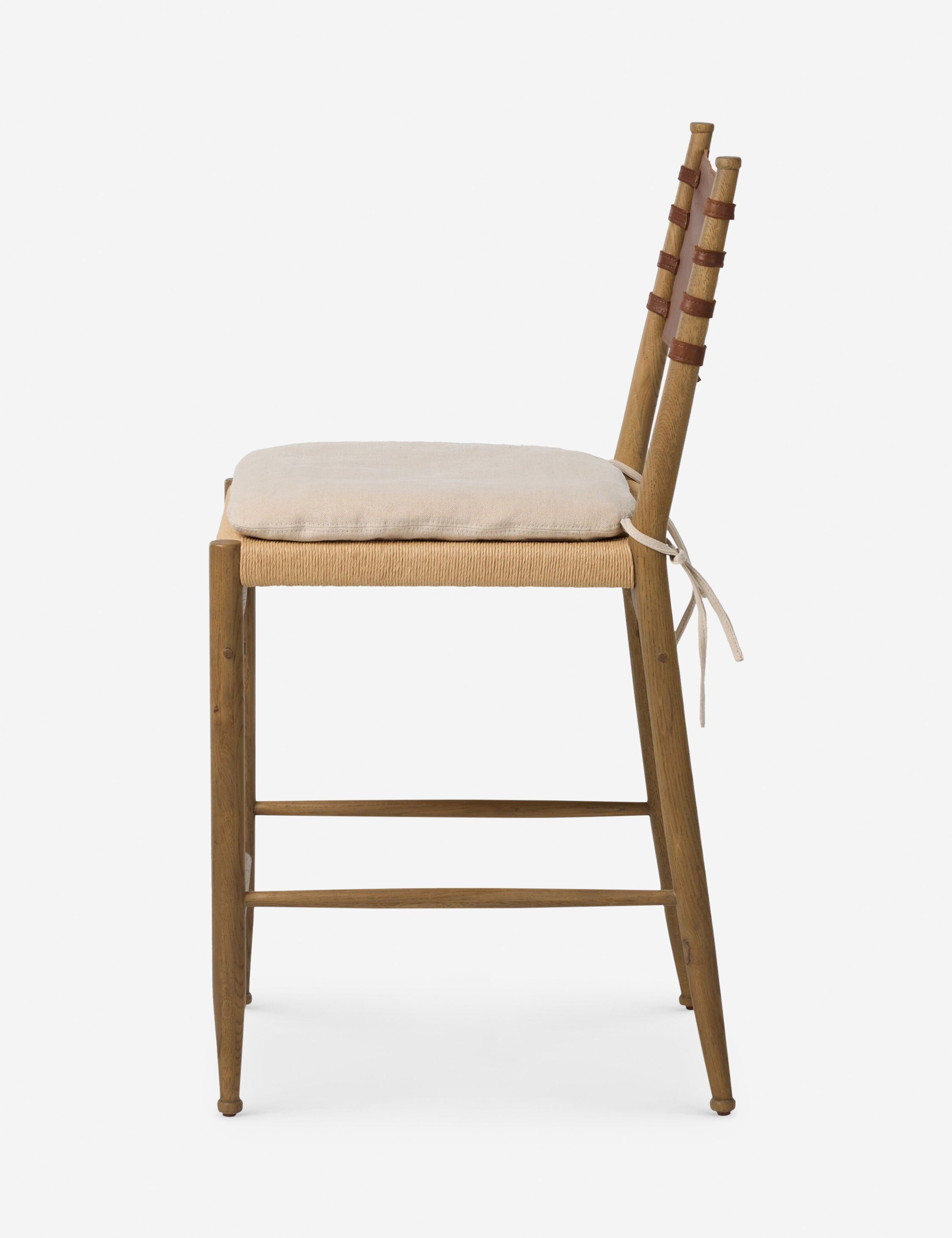 Lulu and Georgia Brielle Counter Stool by Amber Lewis x Four Hands - view 6
