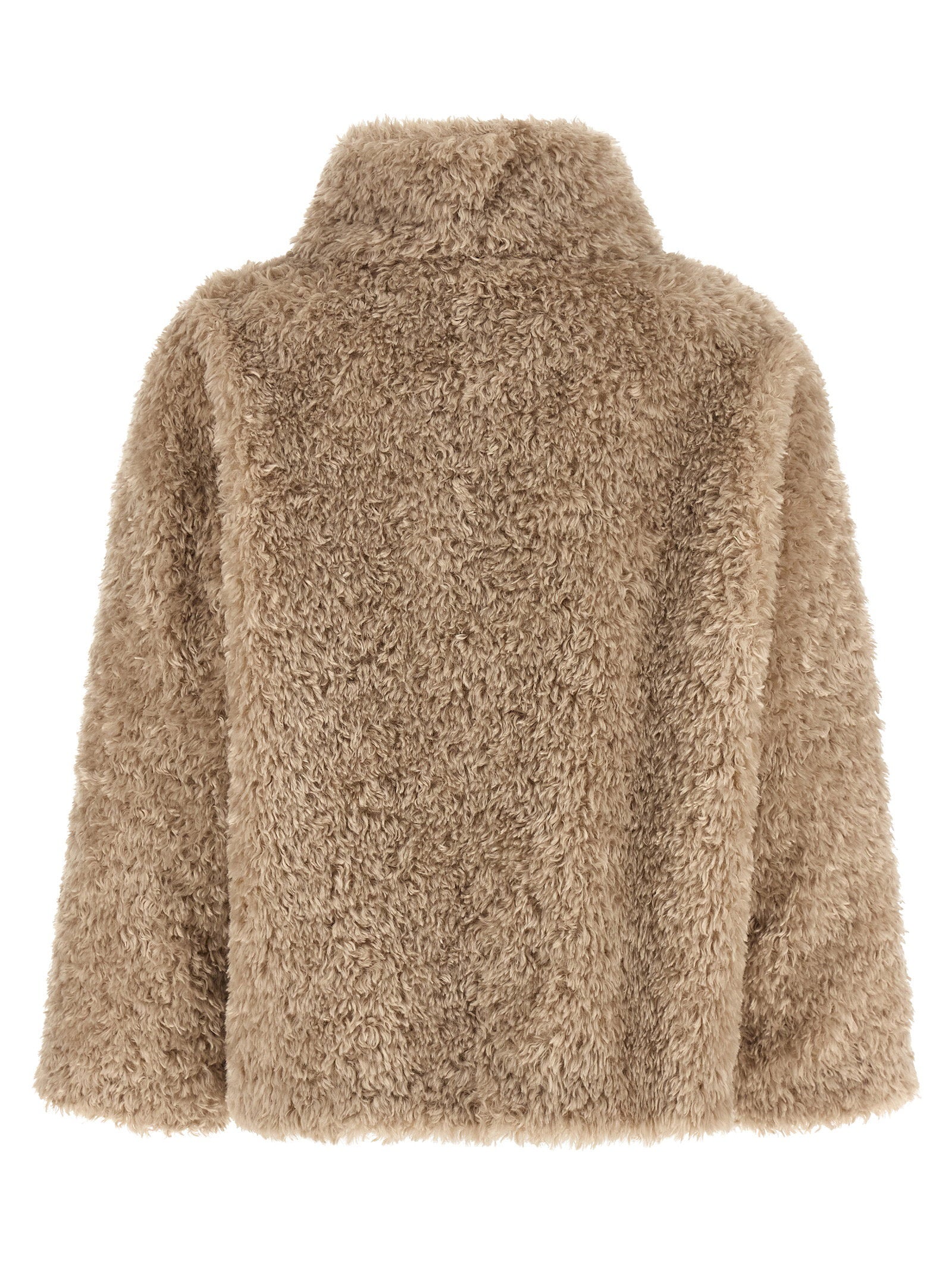 Herno Curled Shearling Effect Coat – 100% polyester - view 2