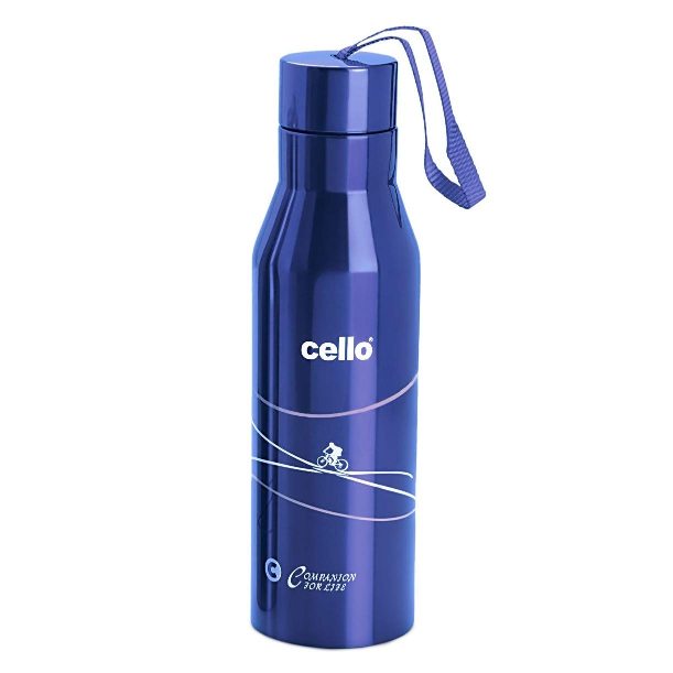 Cello Refresh Flask, Vacusteel Water Bottle, 500ml
