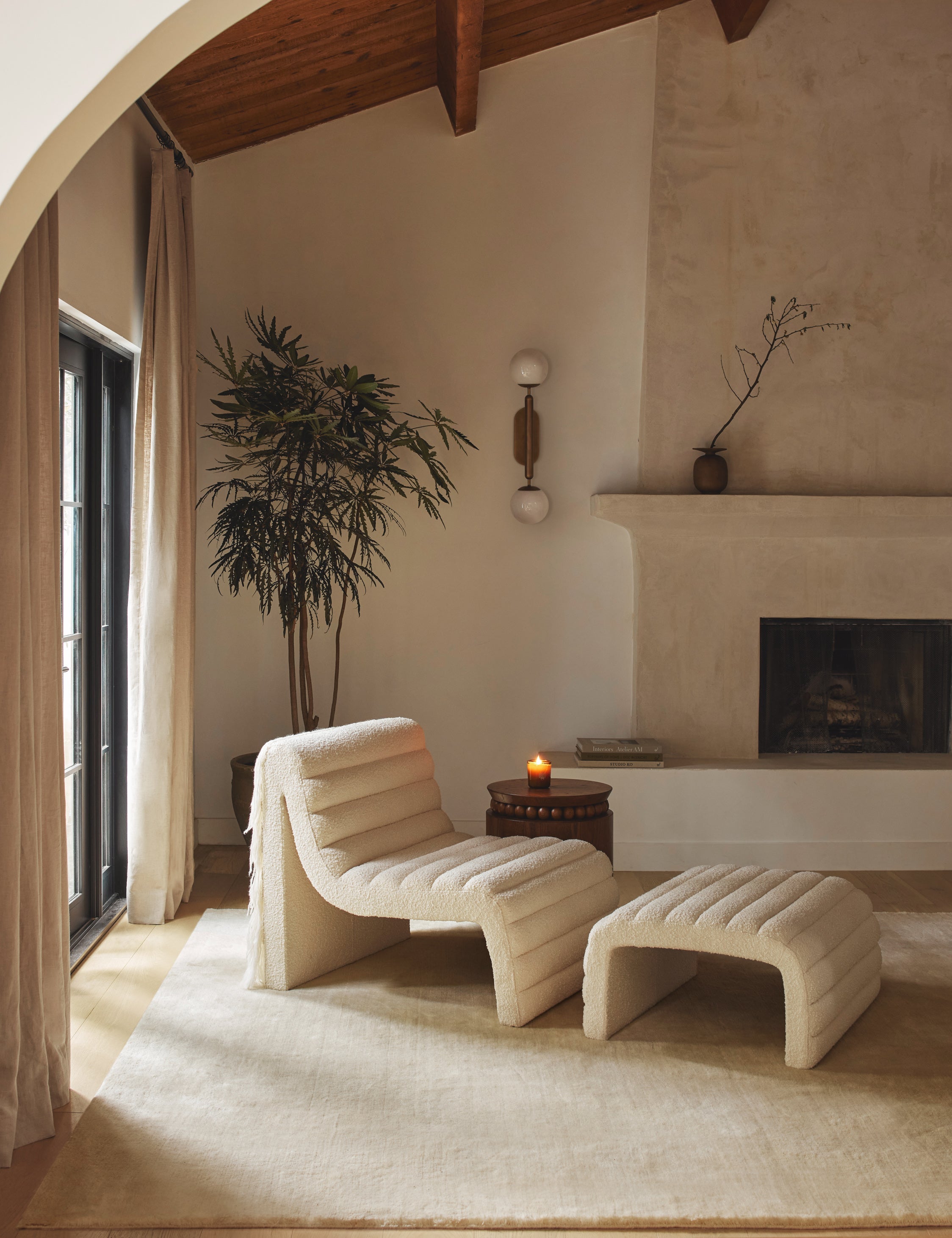 Lulu and Georgia Leon Ottoman by Carly Cushnie - view 2