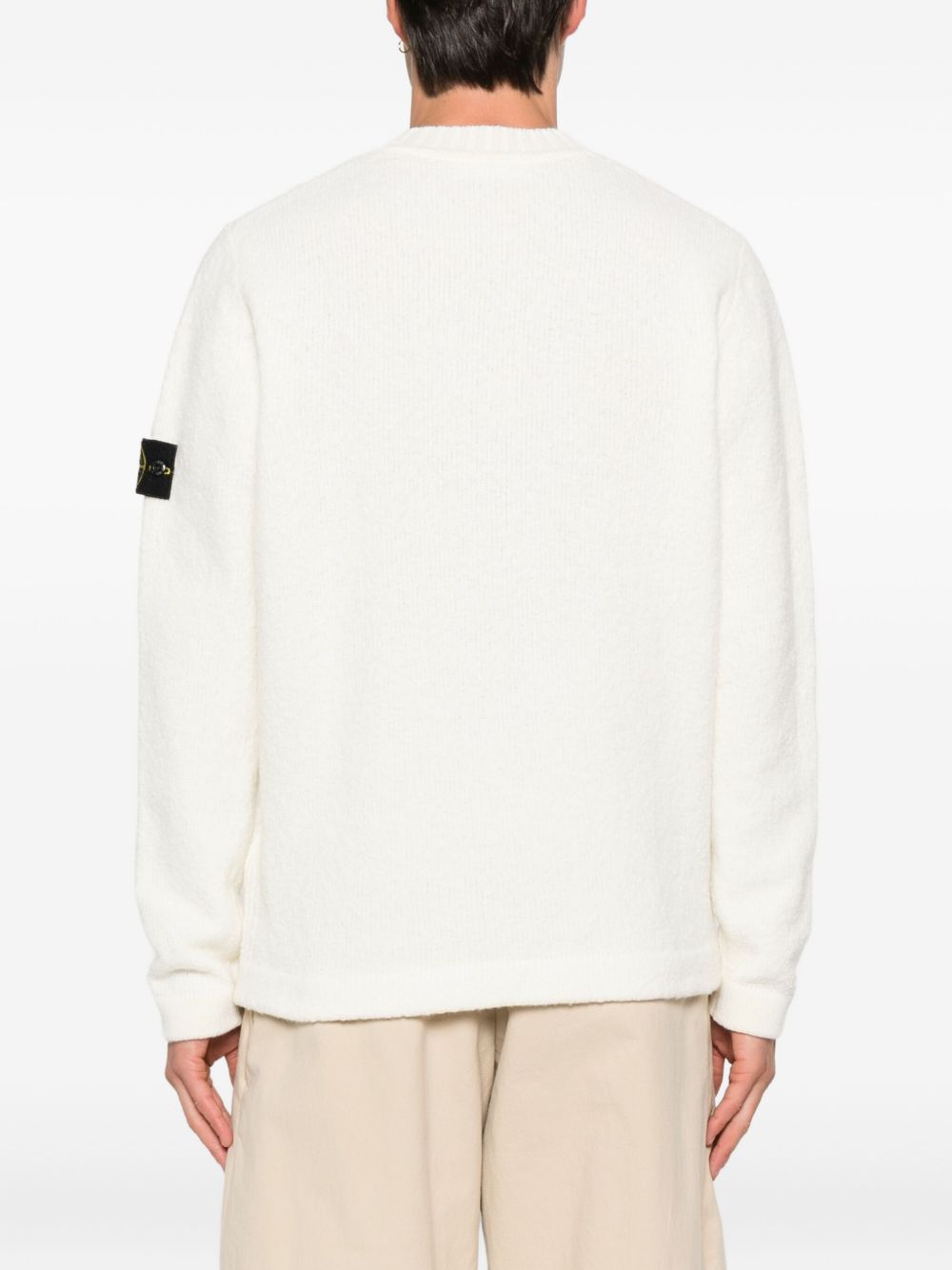 Stone Island Wool blend crewneck sweater – Wool 80%, Polyamide 20% - view 5
