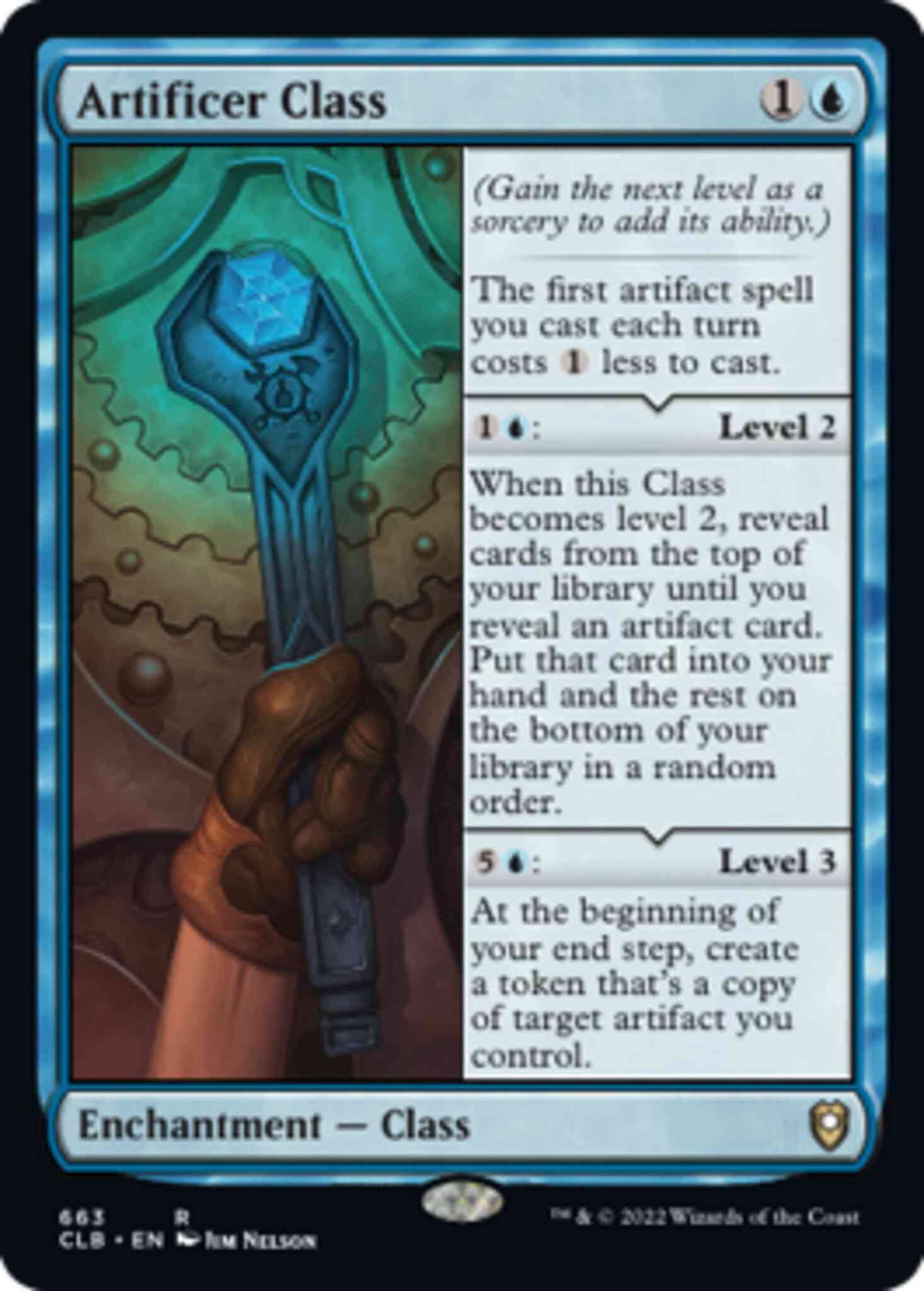 Artificer class 663 – Magic Artificer Class [663] [Commander Legends: Battle for Baldur's Gate] [Non-Foil]