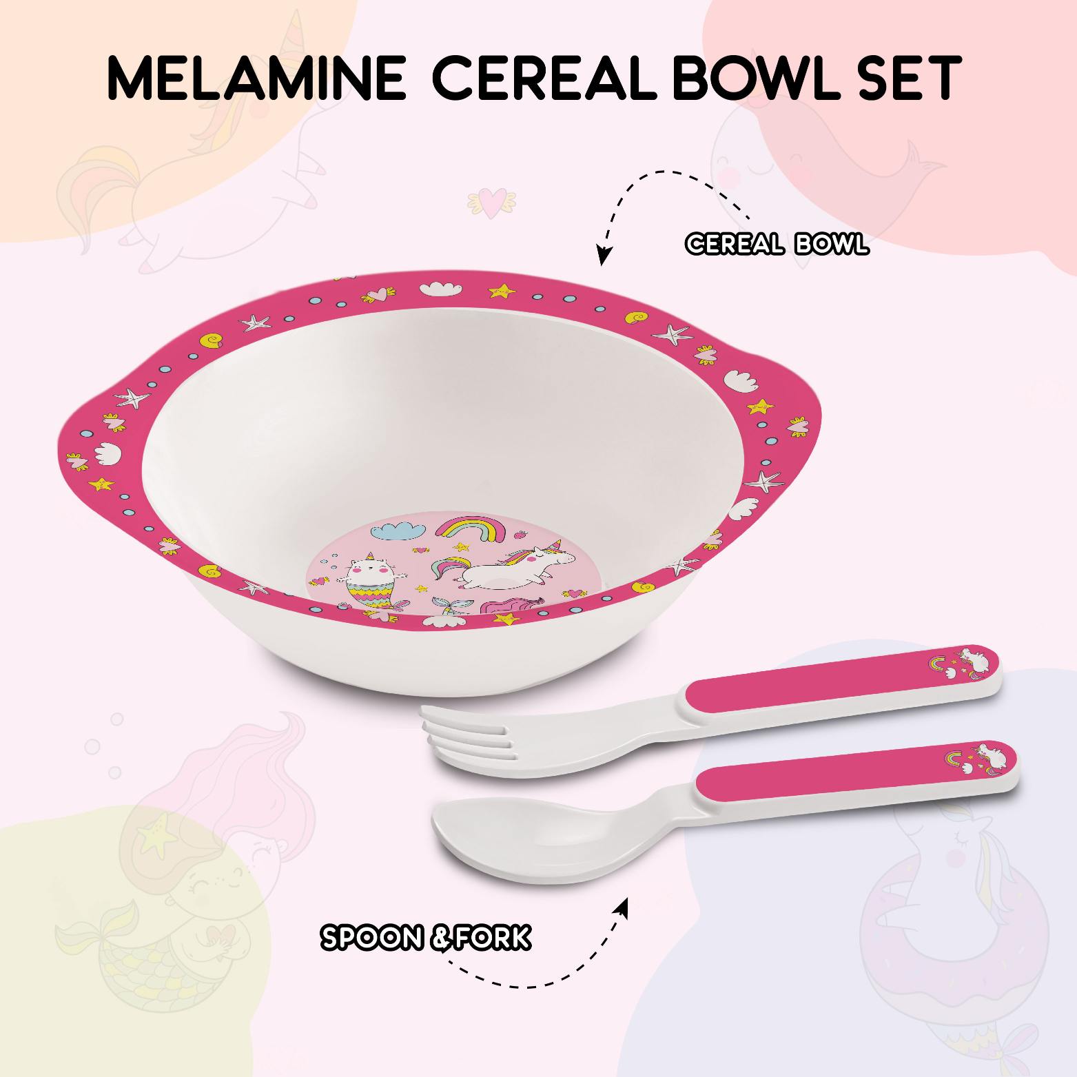 Cello Cereal Kids Melamine Bowl, Set of 3 - view 9