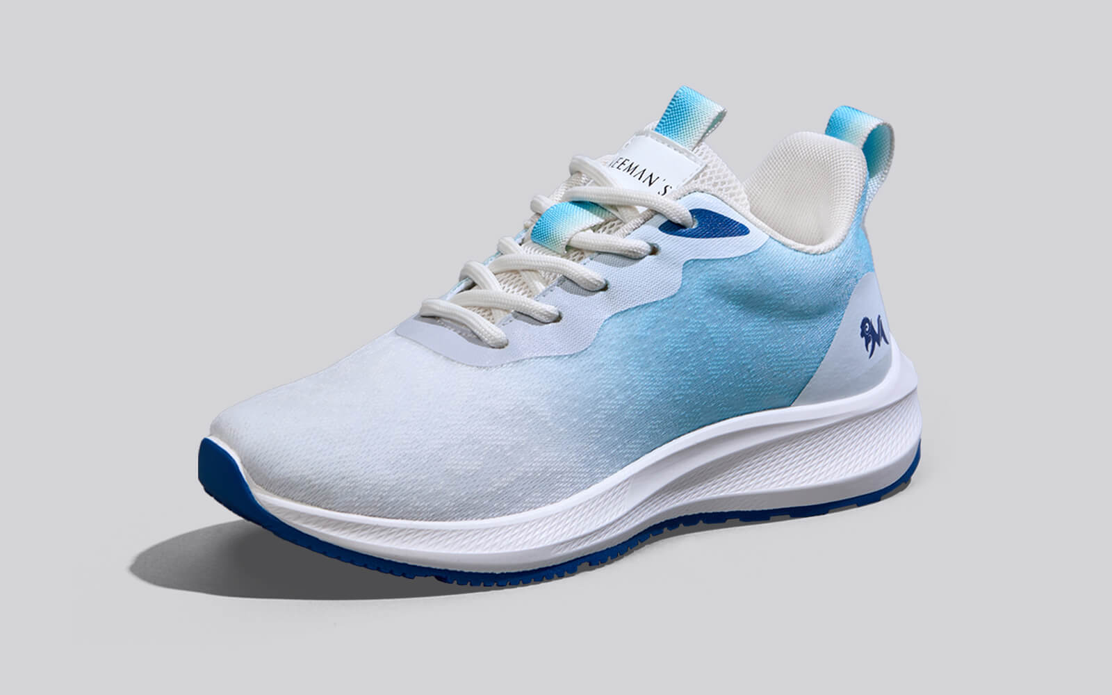 Neeman's The Spiffs : White - Aqua - view 3