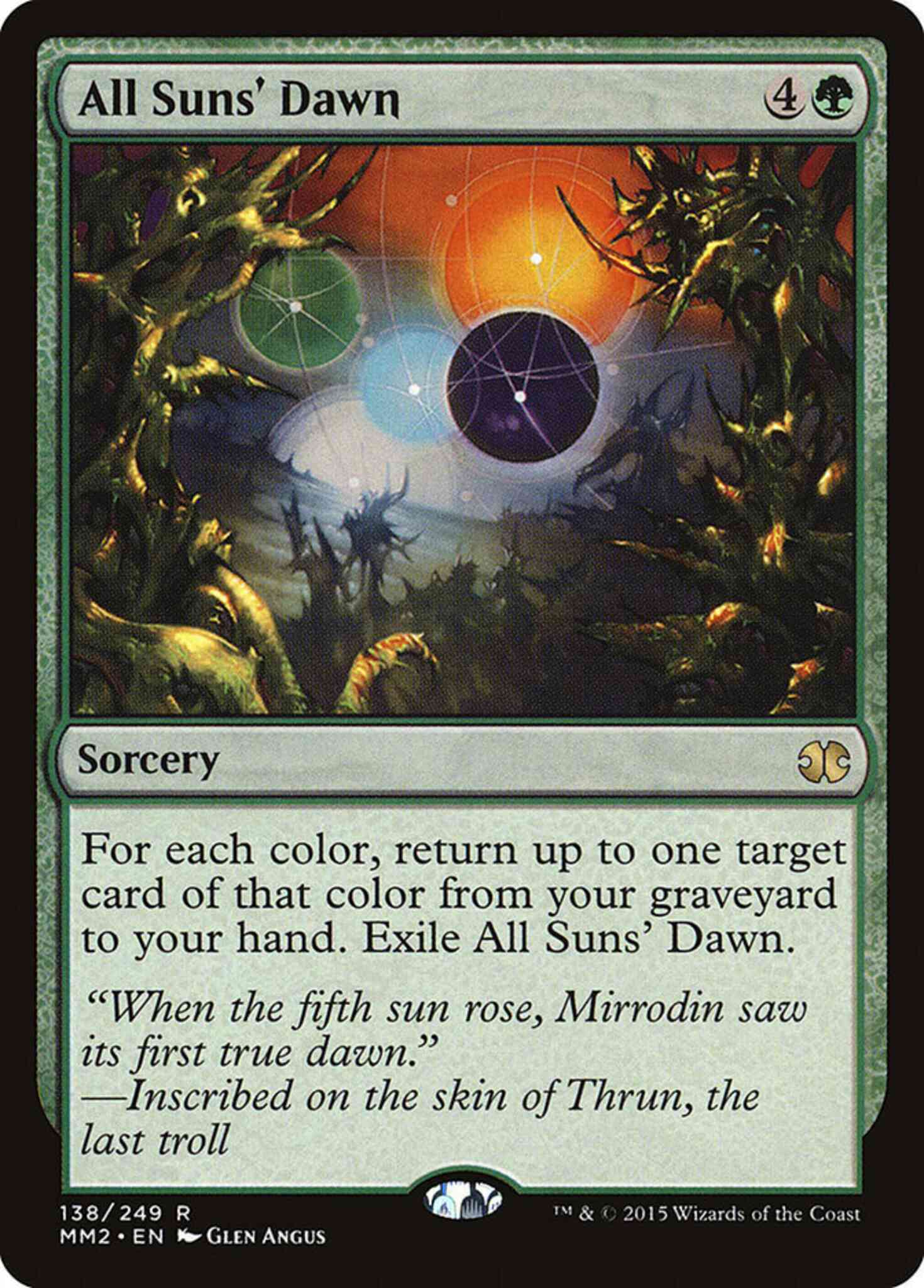 Dawn 138 modern – Magic All Suns' Dawn [138] [Modern Masters 2015] [Non-Foil]