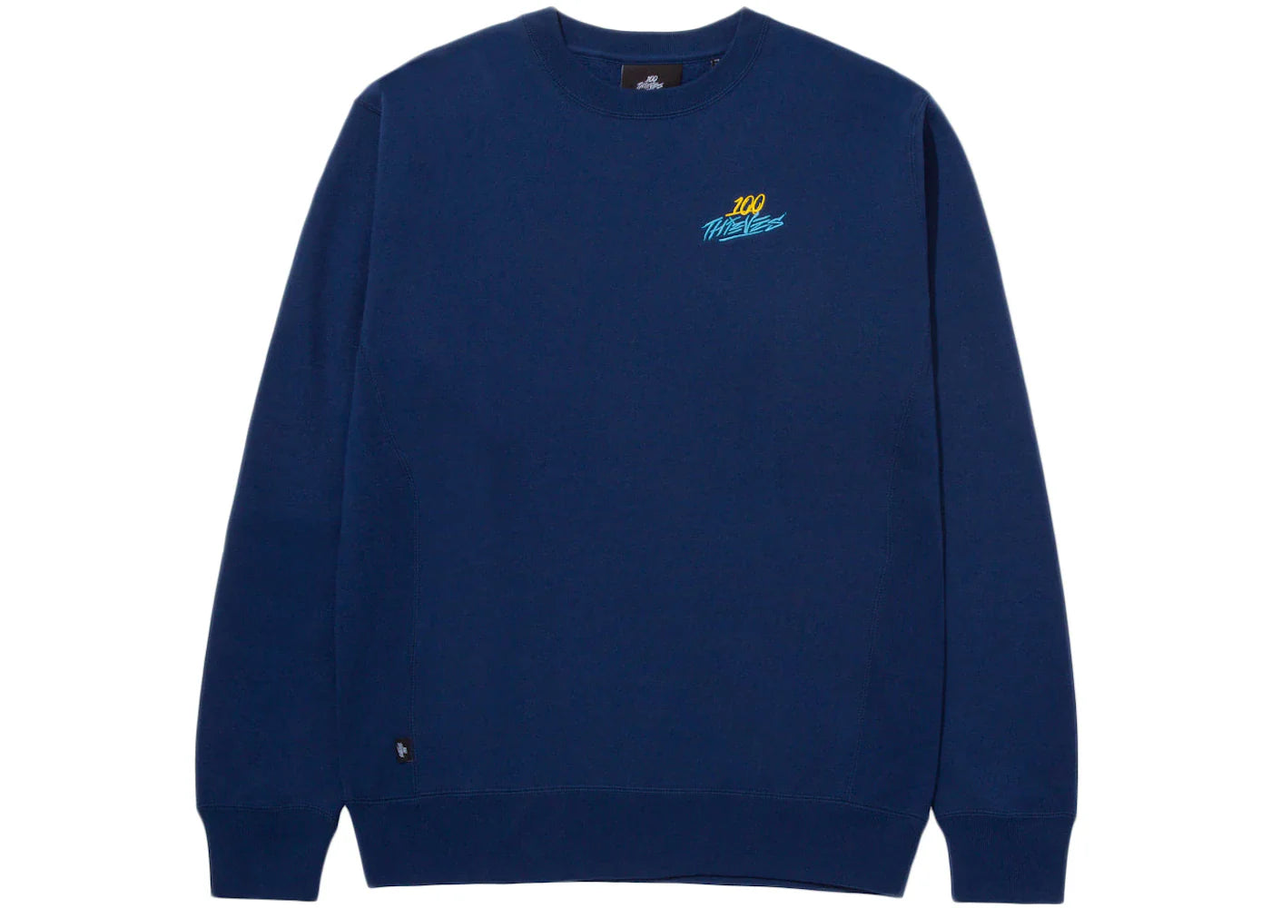 100 Thieves Foundations Courage Crewneck Navy