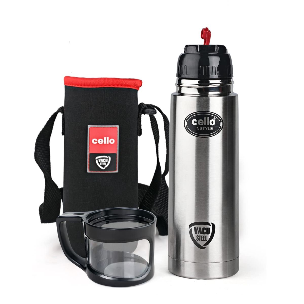 Cello Instyle Flask, Vacusteel Water Bottle, 500ml - view 3