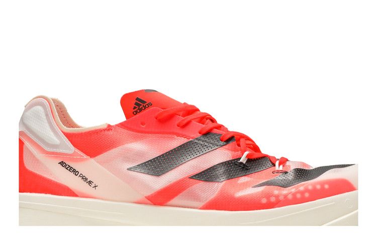 adidas Adizero Prime X White Solar Red - view 2