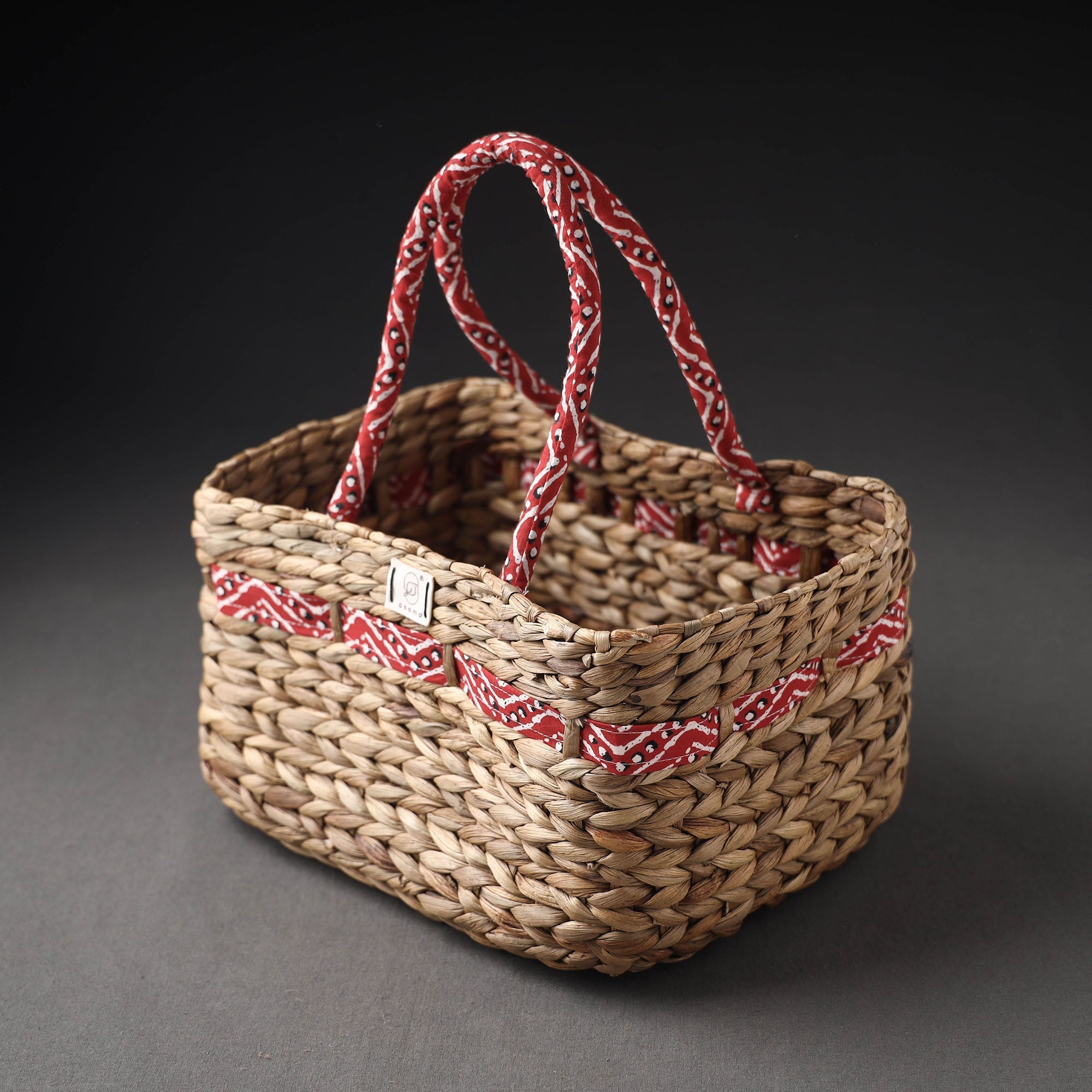 ASAMA Brown - Handcrafted Organic Water Hyacinth Basket - view 2