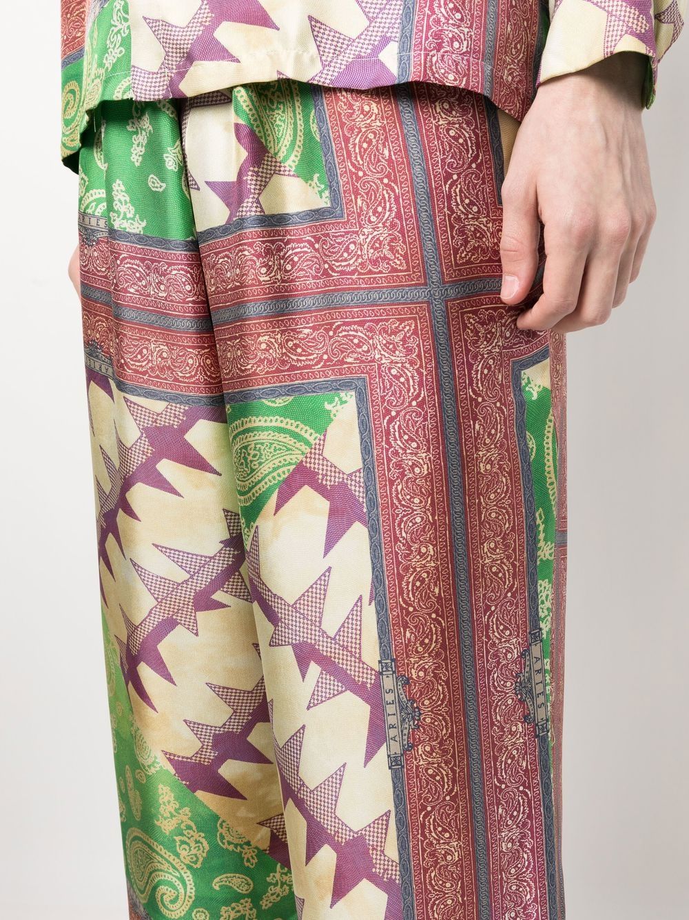 Aries Printed silk trousers – Silk 100% - view 2