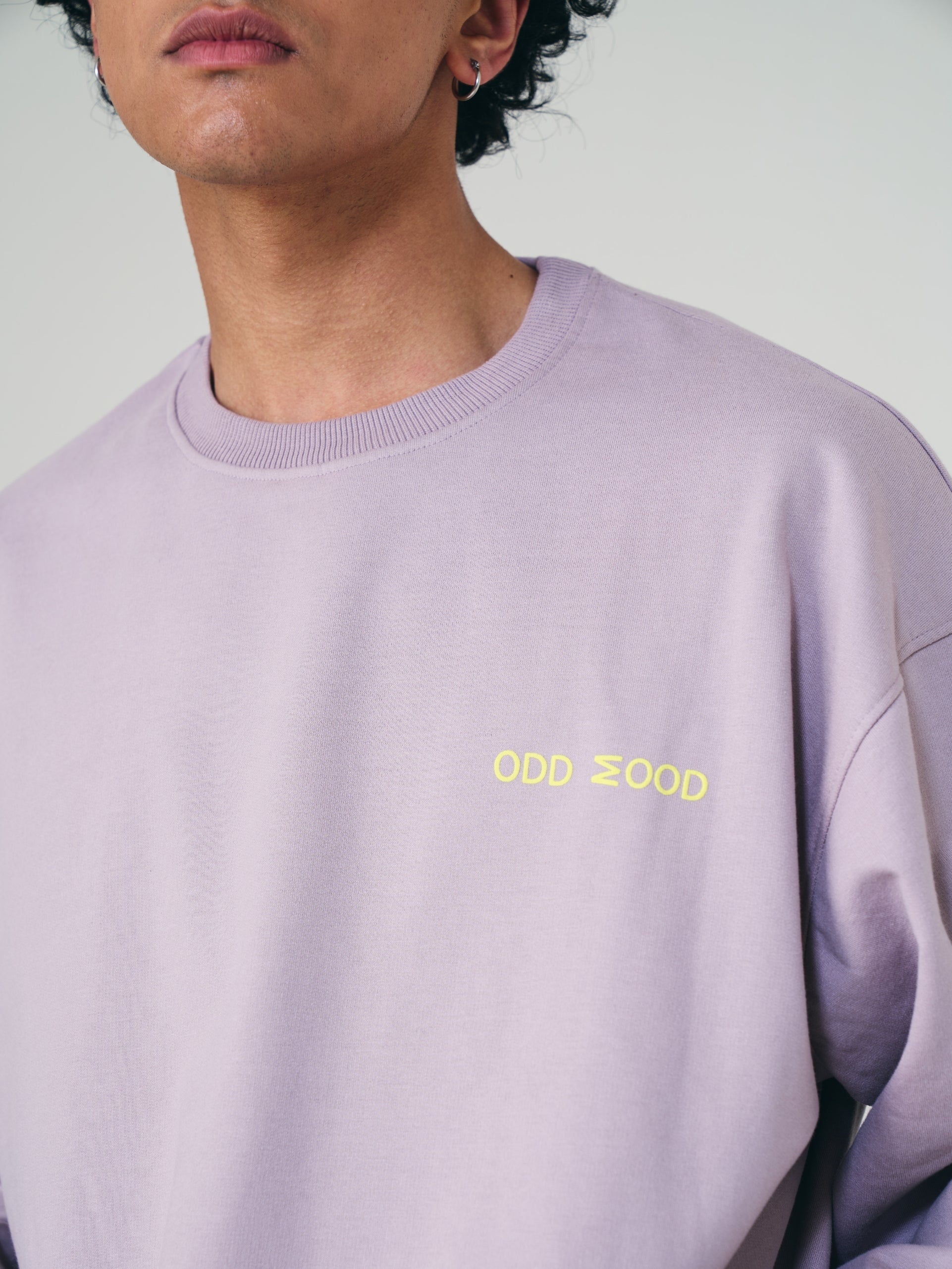 Odd Mood Smiley Sweatshirt – PINK - view 6