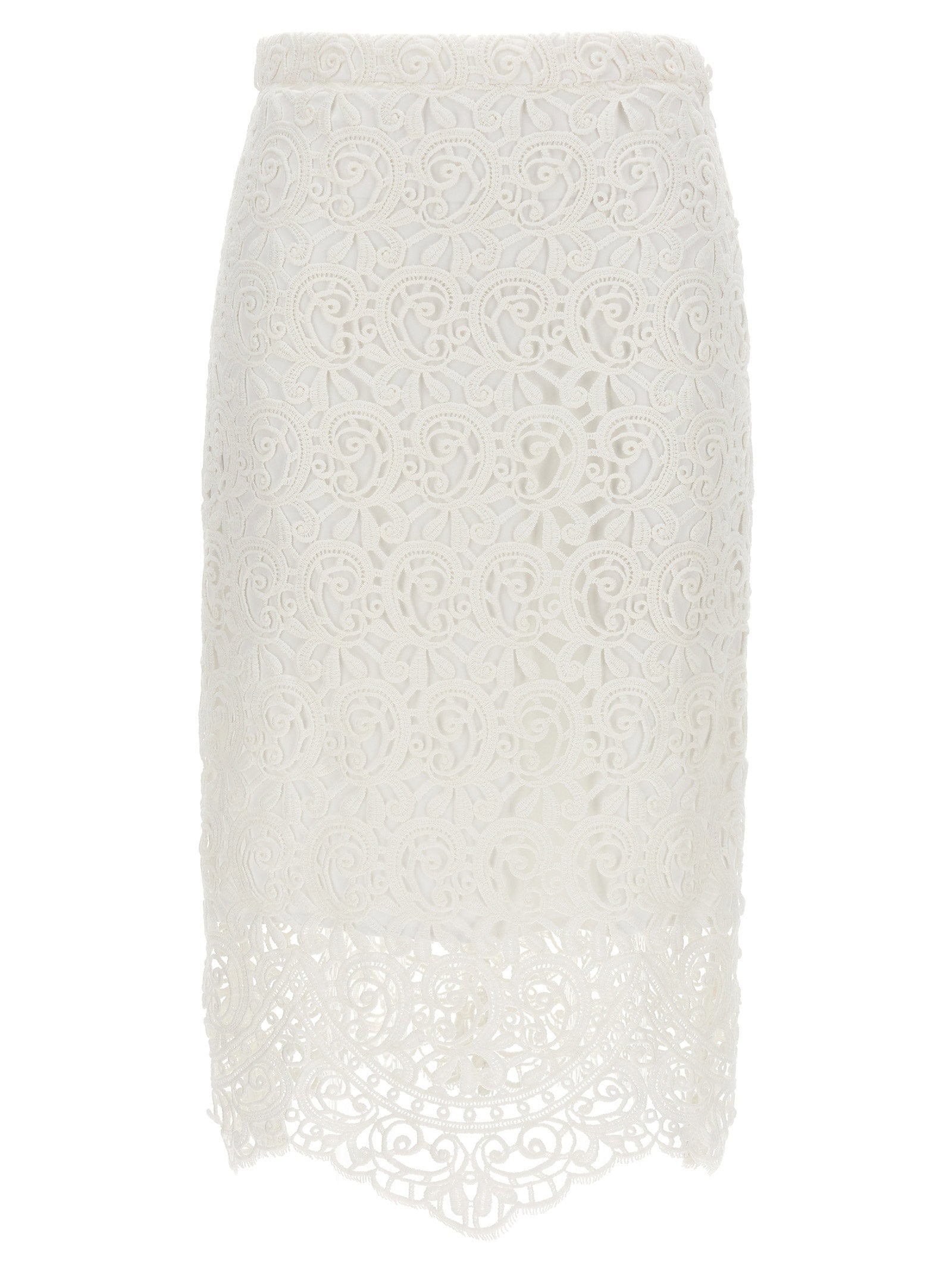 Burberry Lace Skirt – 86% cotton 14% polyester