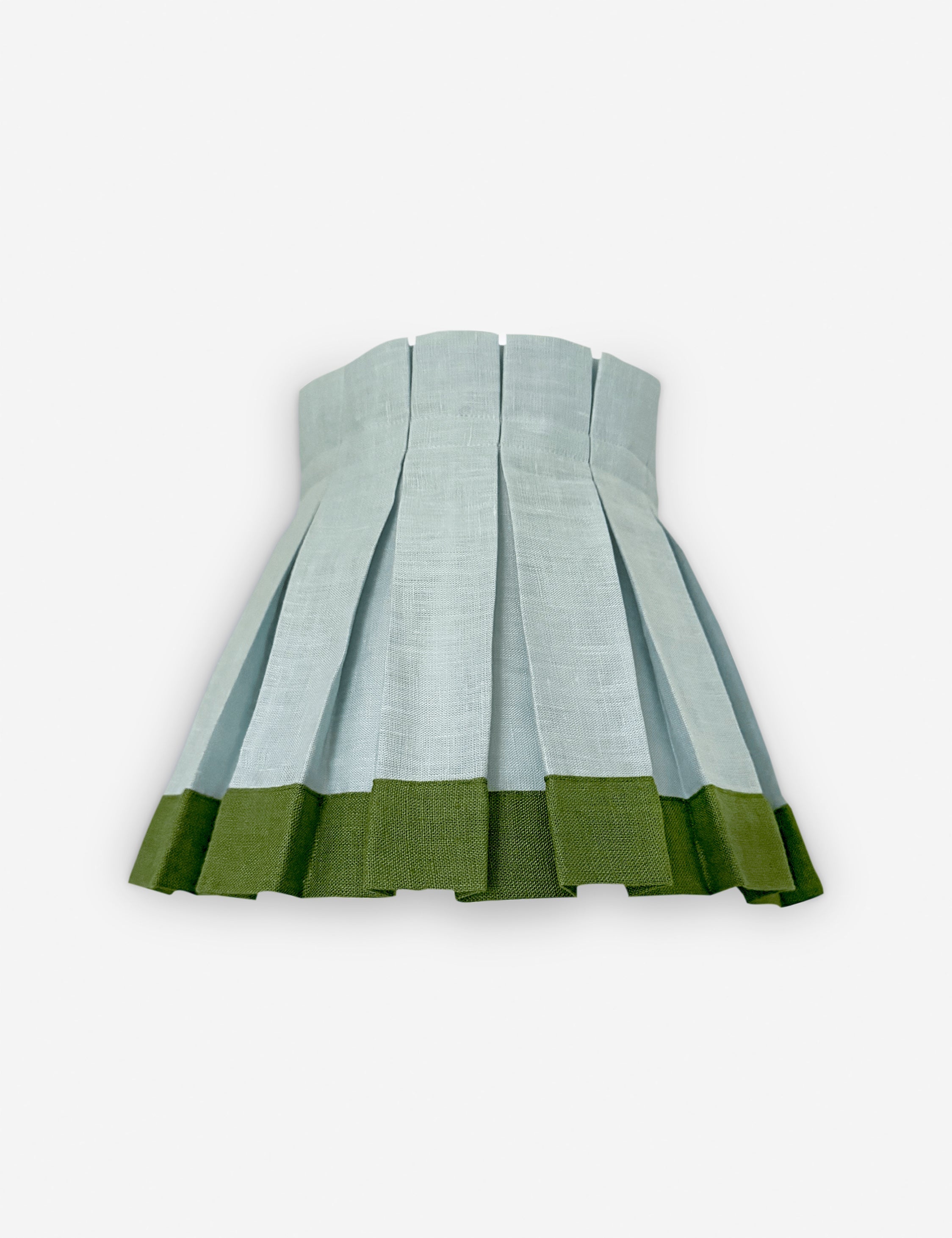 Lulu and Georgia Color Block Classic Box Pleat Lampshade by Cielle Home - view 7