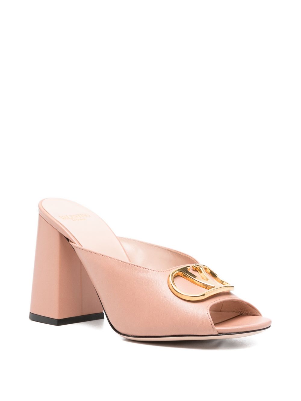 Valentino Garavani VLogo Signature leather mules. - view 2