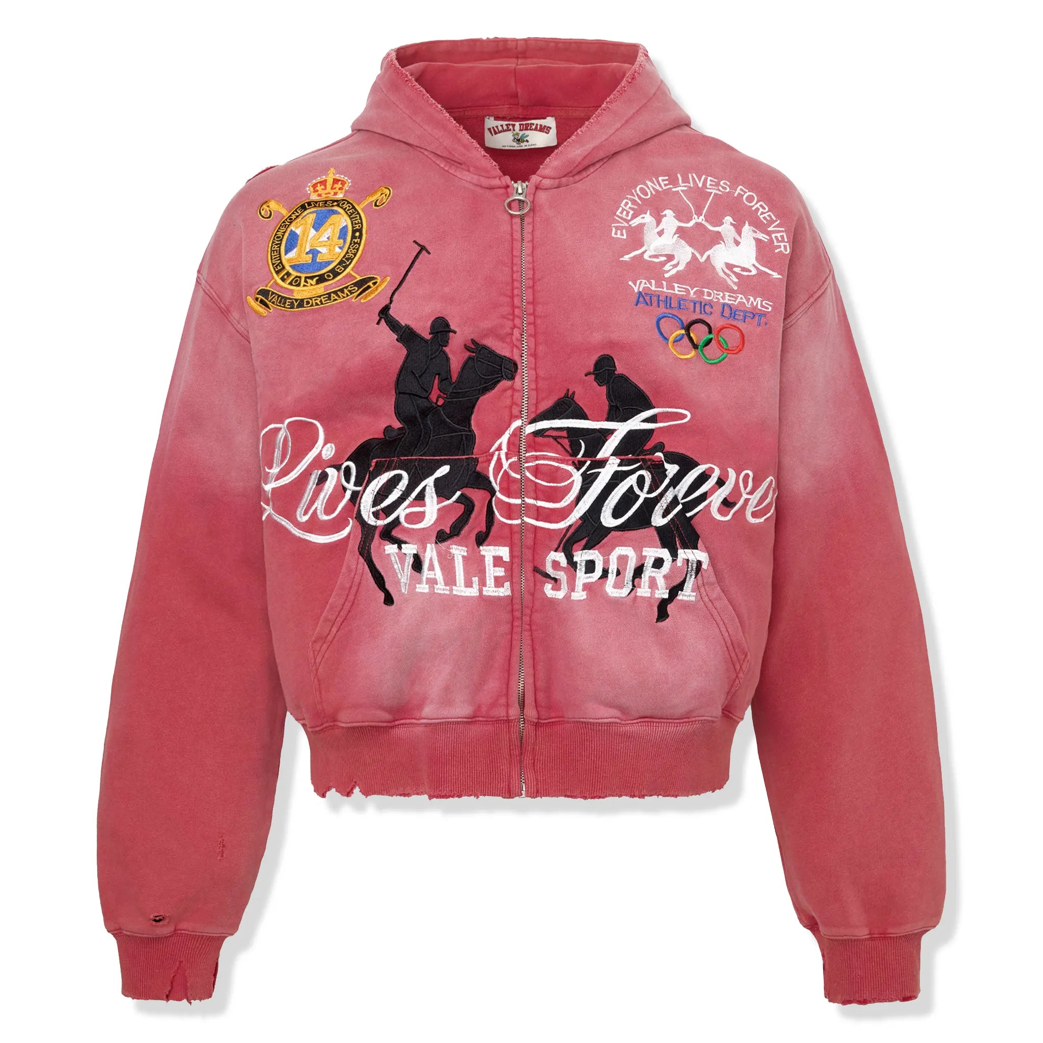 Vale Forever Valley Dreams Rockefeller Zip-Up Hoodie