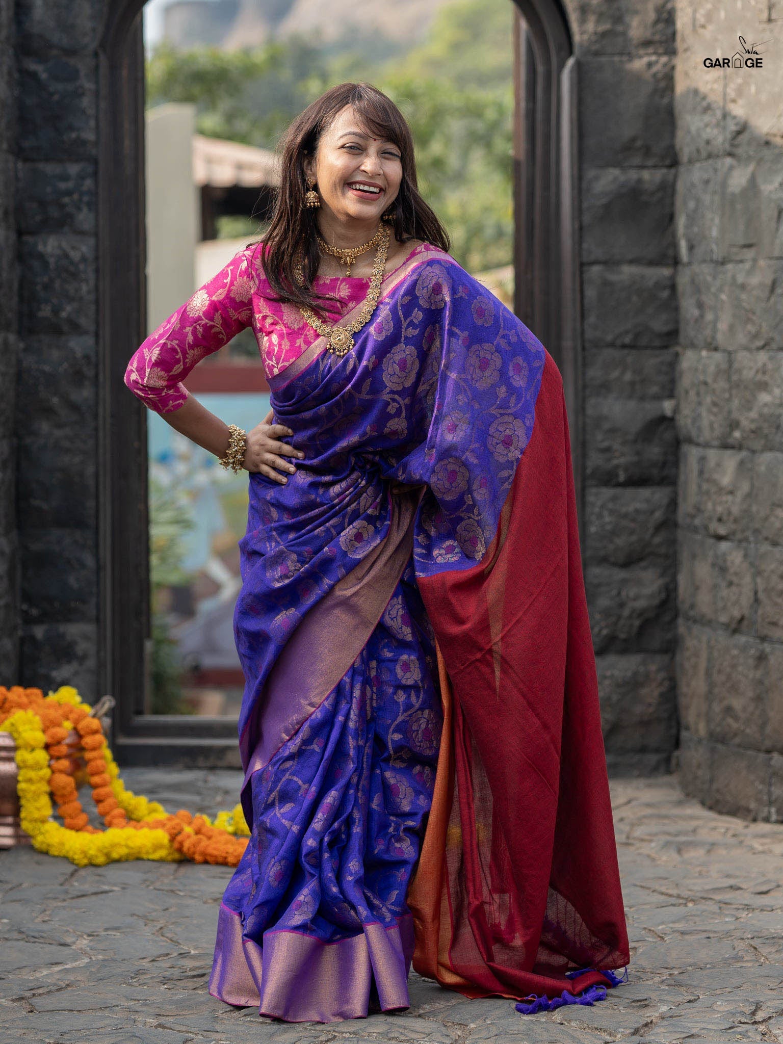 Women's sarees – suta.in Gar-2987 – Women's