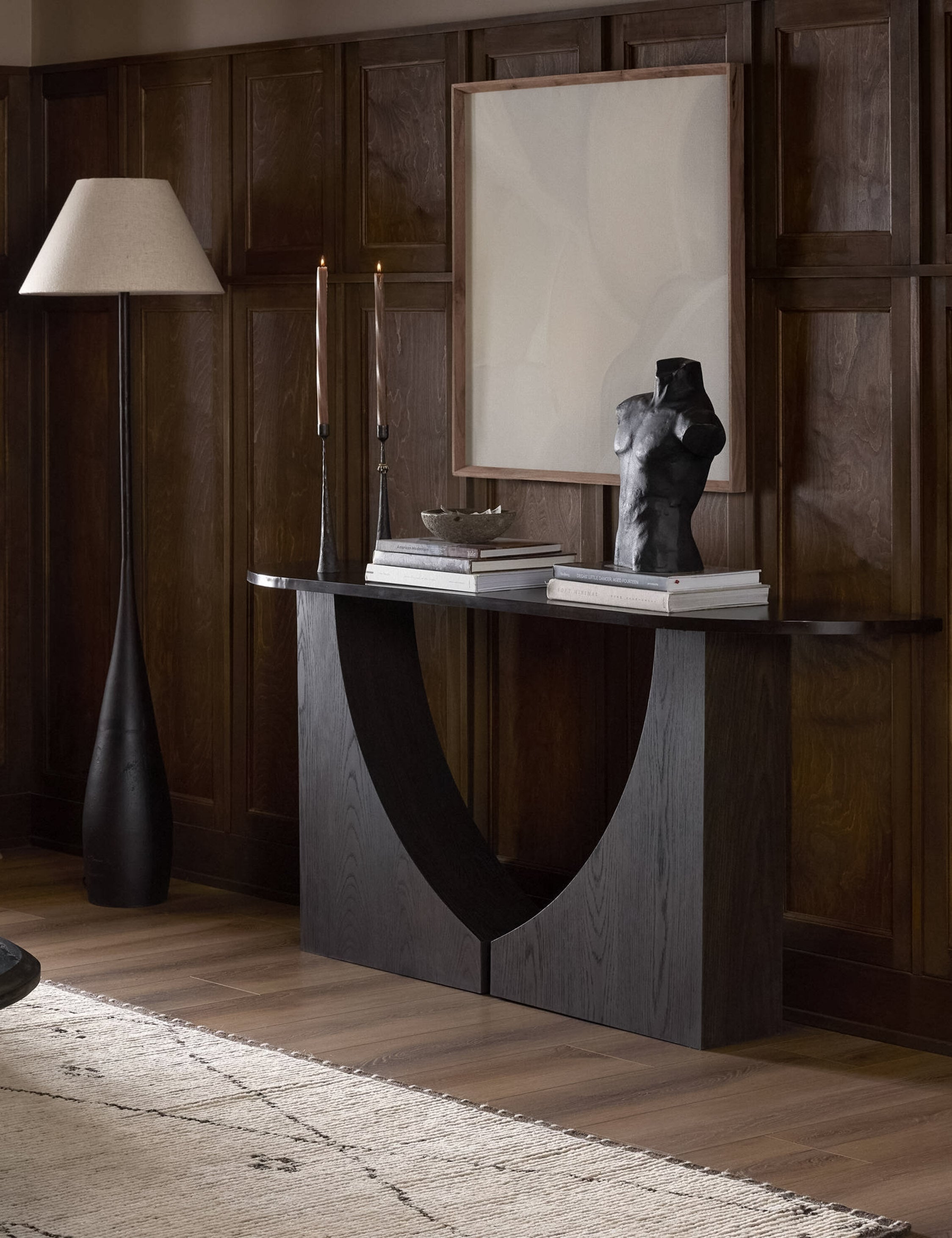 Lulu and Georgia Ozan Console Table – Dark Brown - view 2