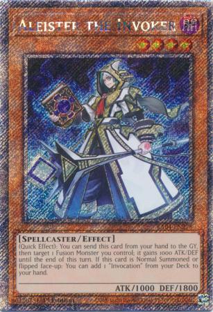 Yu-Gi-Oh! Aleister the Invoker - RA04-EN278 - Platinum Secret Rare - 1st Edition