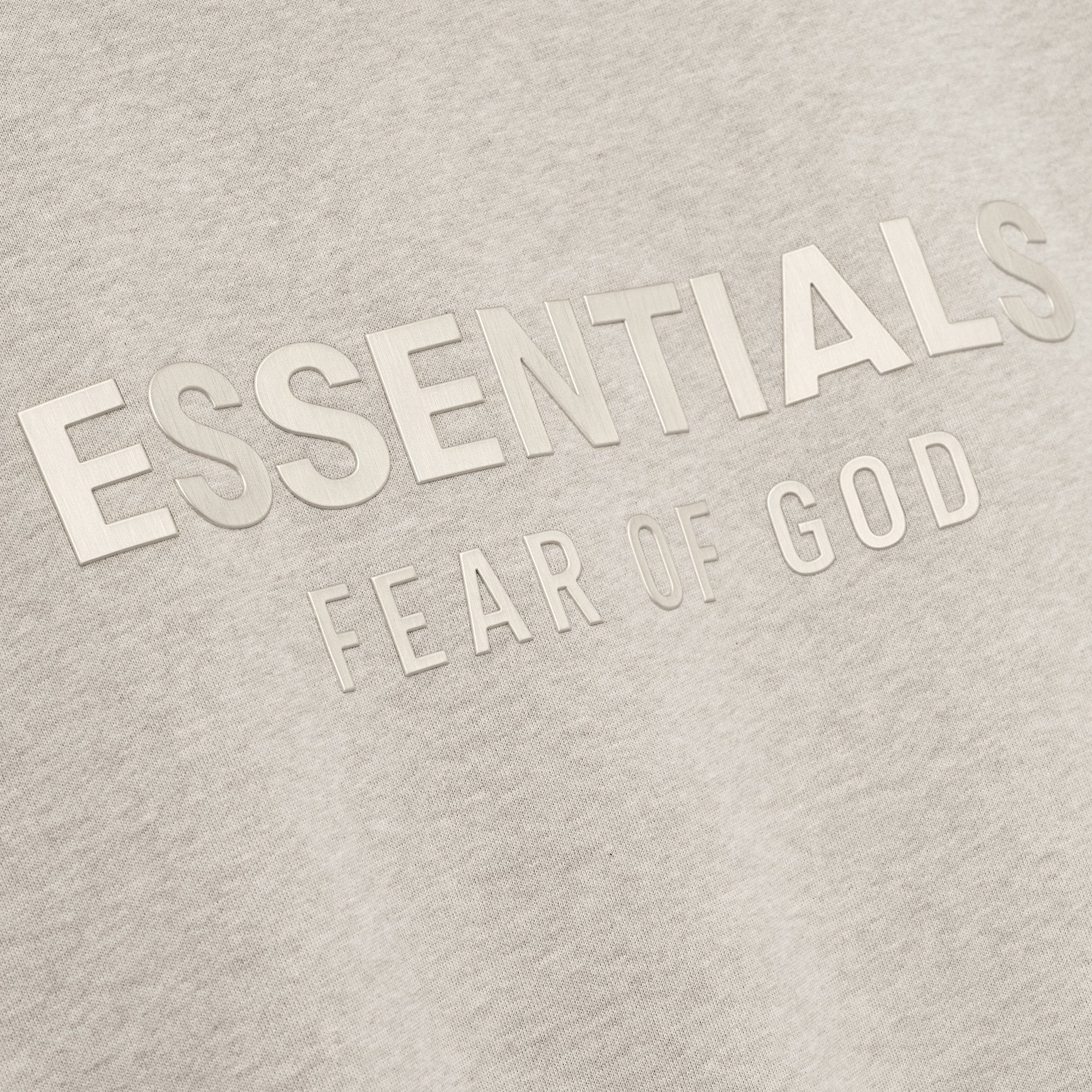 Fear Of God Essentials SS25 Womens Classic Fleece Hoodie- Heather Stone - view 2