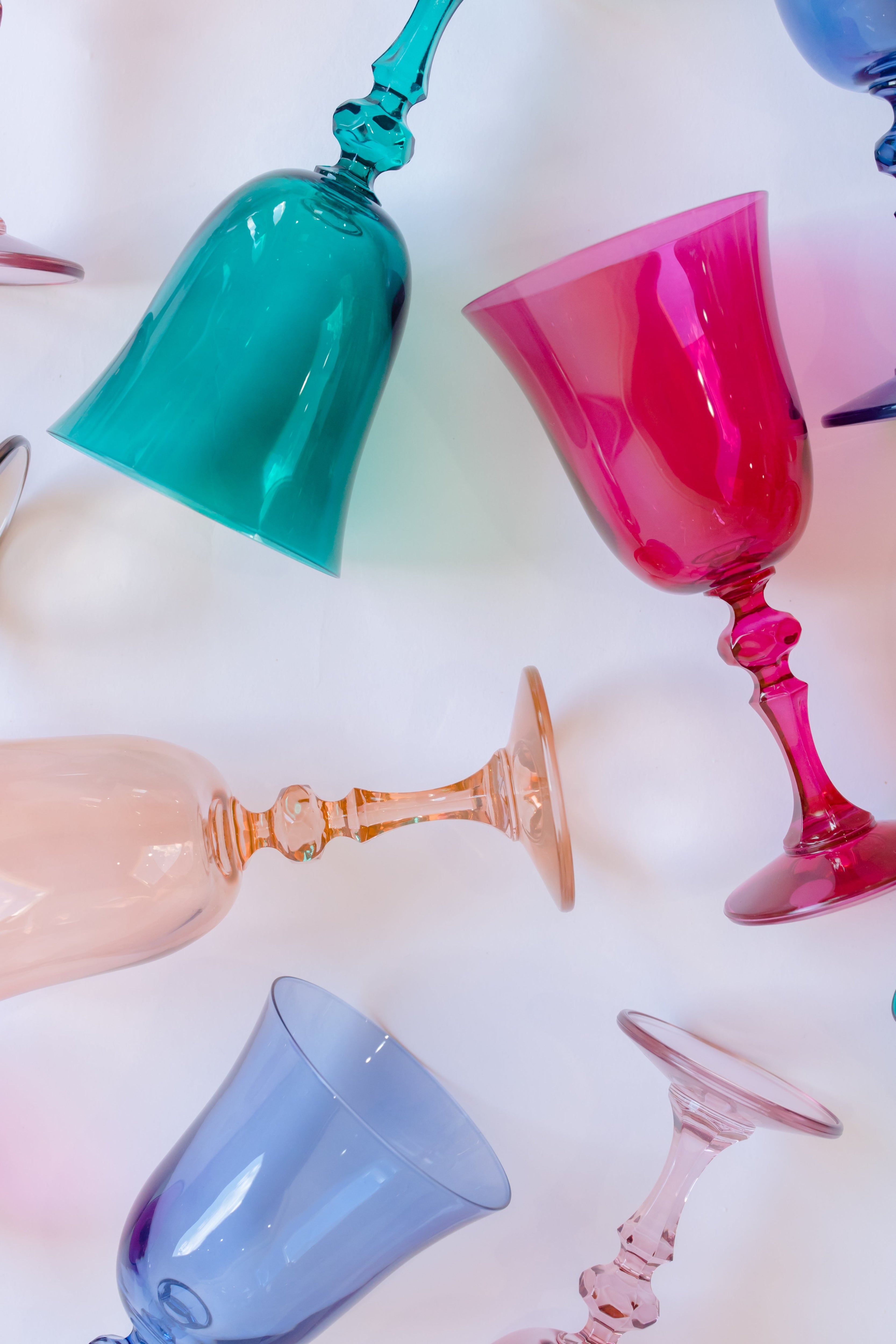 Estelle Colored Glass Estelle Colored Regal Goblet - Set of 6 {Mystery Box} - view 2