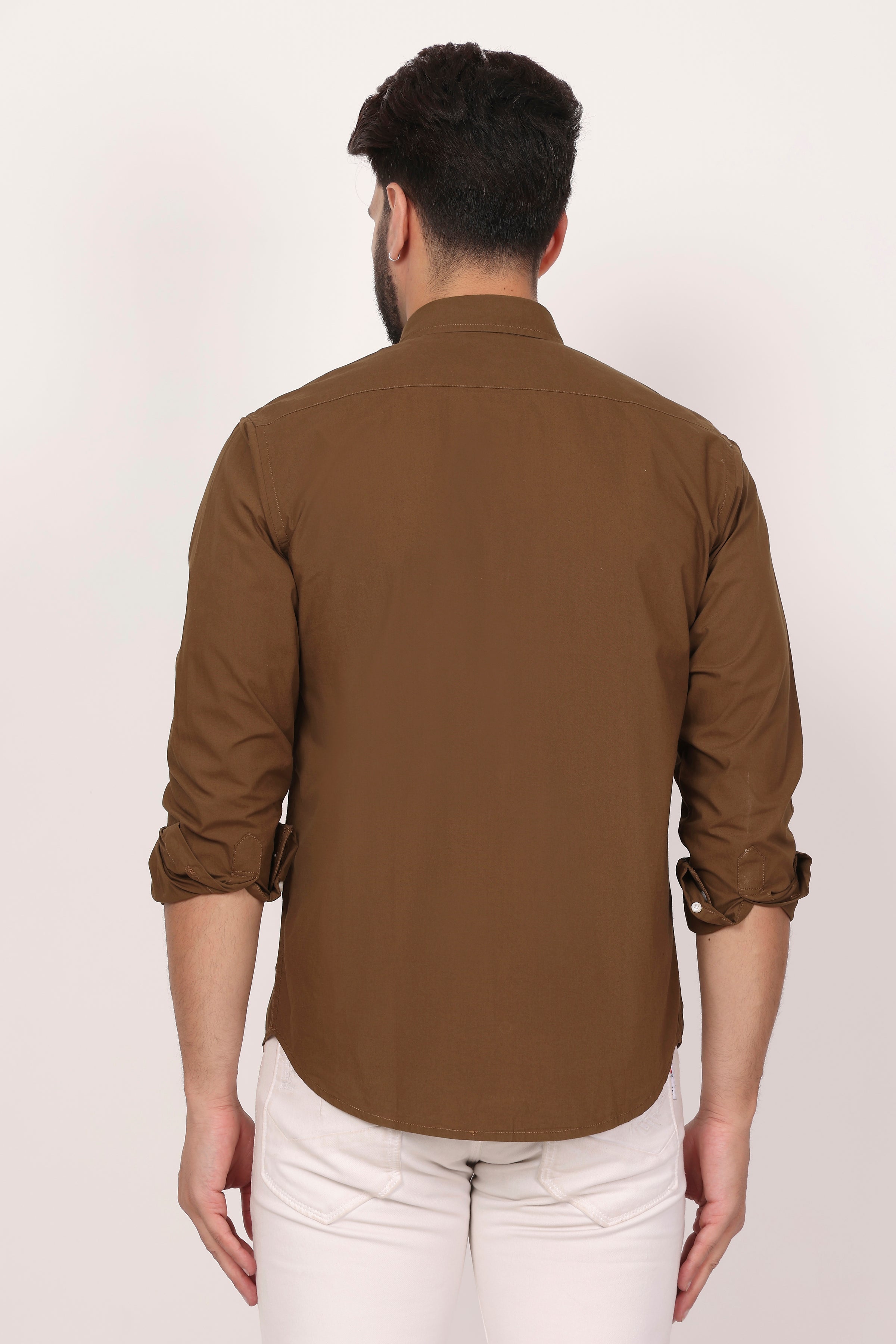 BlackTree New Mehroon Down Button Casual Shirt I 100% Cotton Twill - view 2