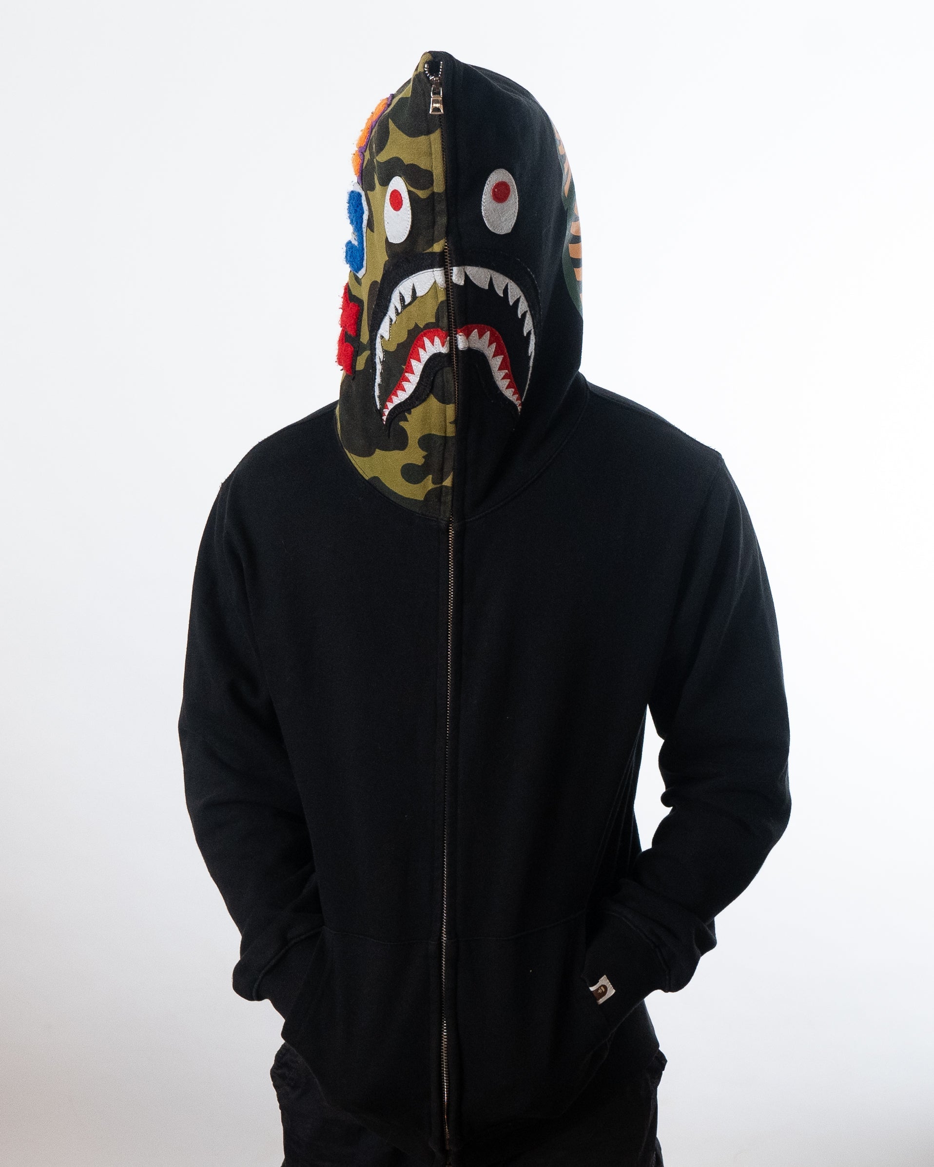 AAPE BY BATHING APE Aape By A Bathing Ape WGM Shark Hoodie