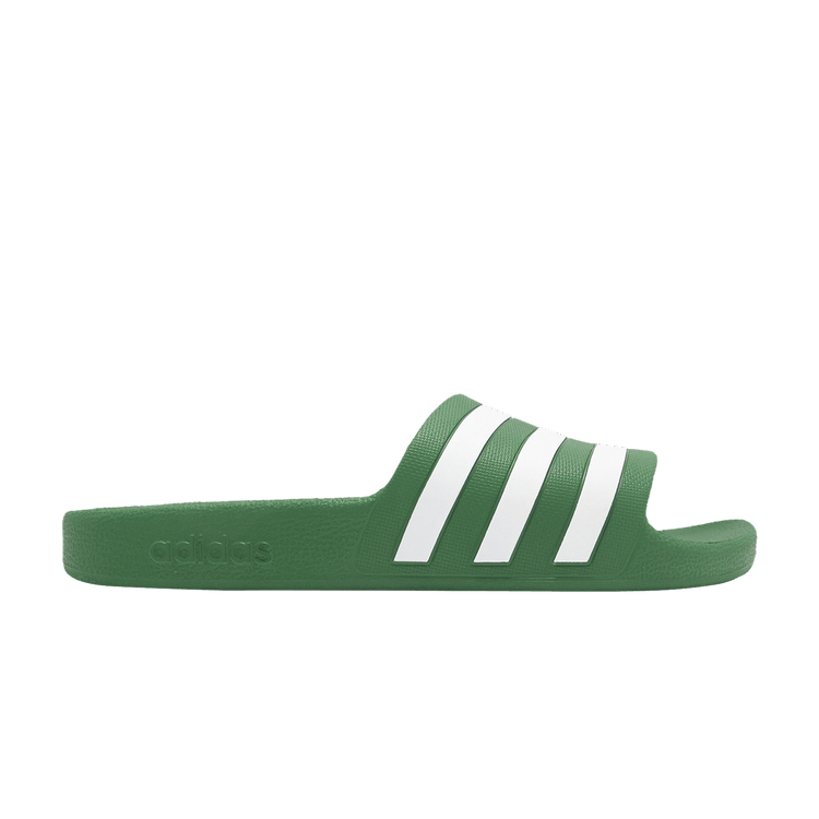 Yeezy adidas Adilette Aqua Slides Preloved Green Cloud White