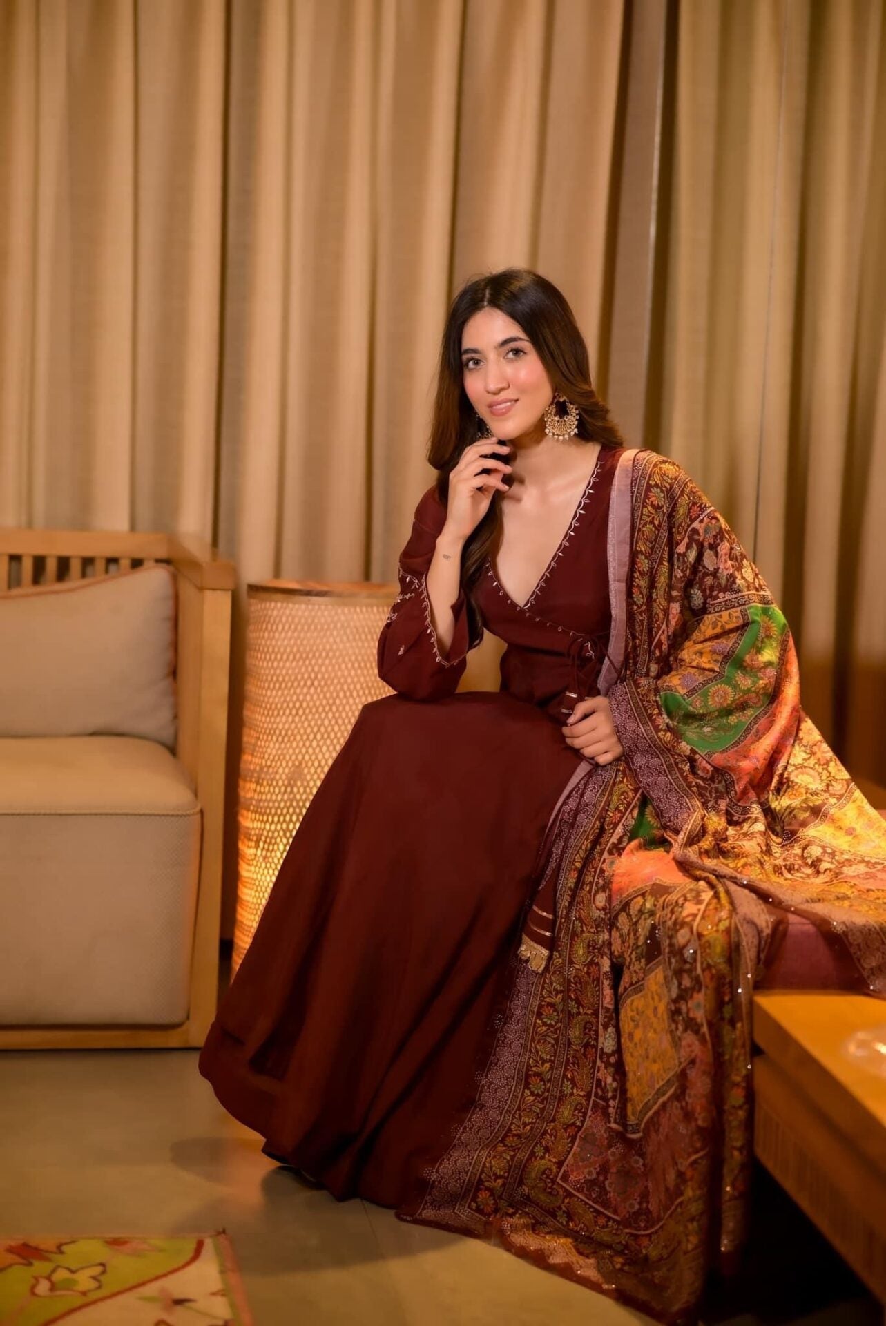 Idaho-o Yashasvi muslin suit set - view 2