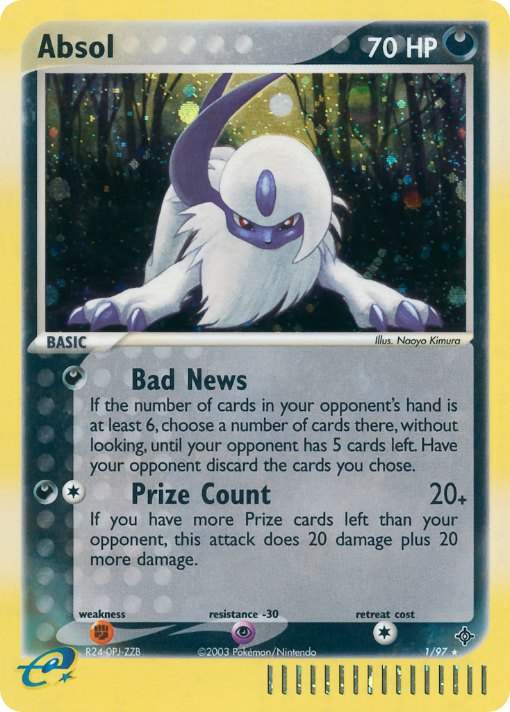 Rare holo ex3-1 – Pokémon Absol - 1/97 - Rare Holo [ex3-1] [Holo] - Absol - 1/97 - Rare Holo