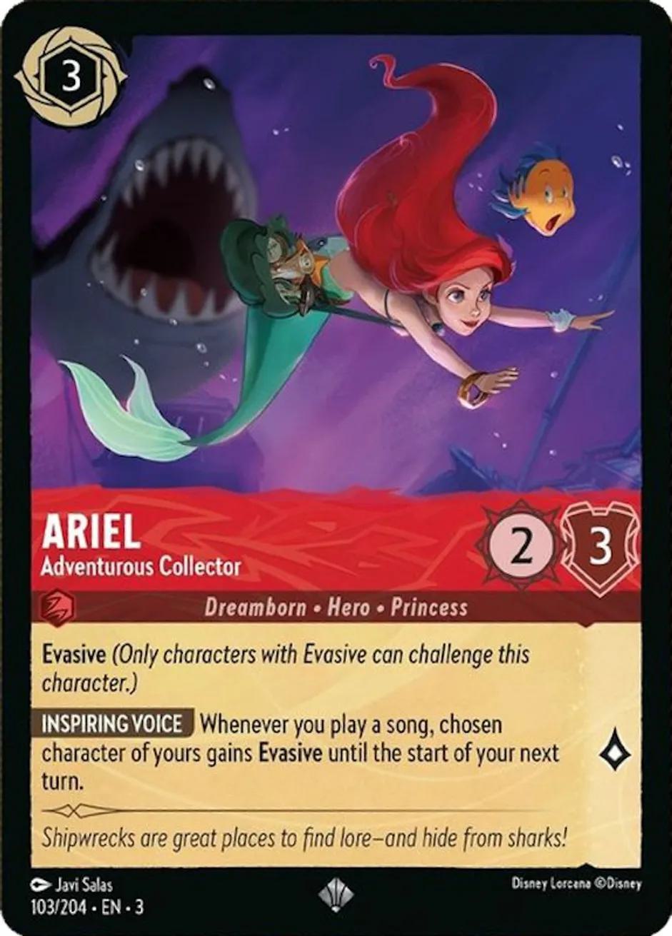Lorcana Ariel - Adventurous Collector - 103/204 [Into the Inklands] [Non-Foil]
