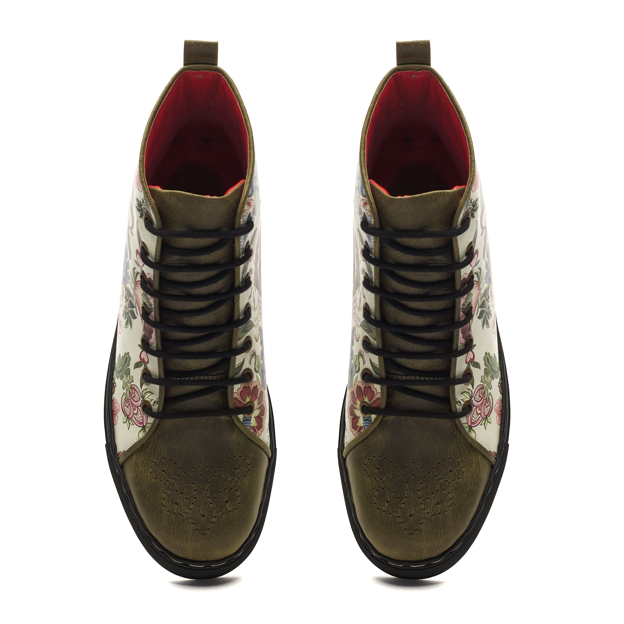 Banjaaran India Bageecha High-Tops Women – Olive - view 2