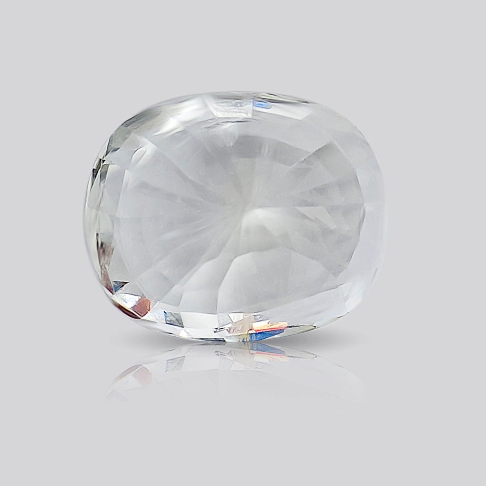 Gemsmantra White Sapphire (8.129 ratti) - view 2