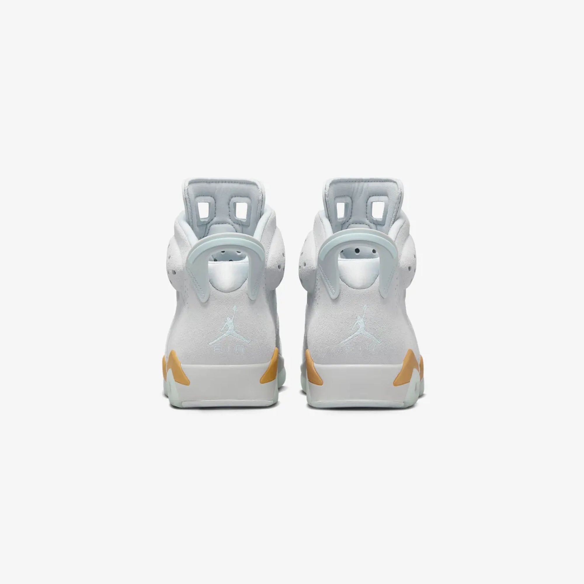 Jordan | Air Jordan 6 Retro "pearl" { Pure Platinum/glacier Blue-metallic Gold - view 4