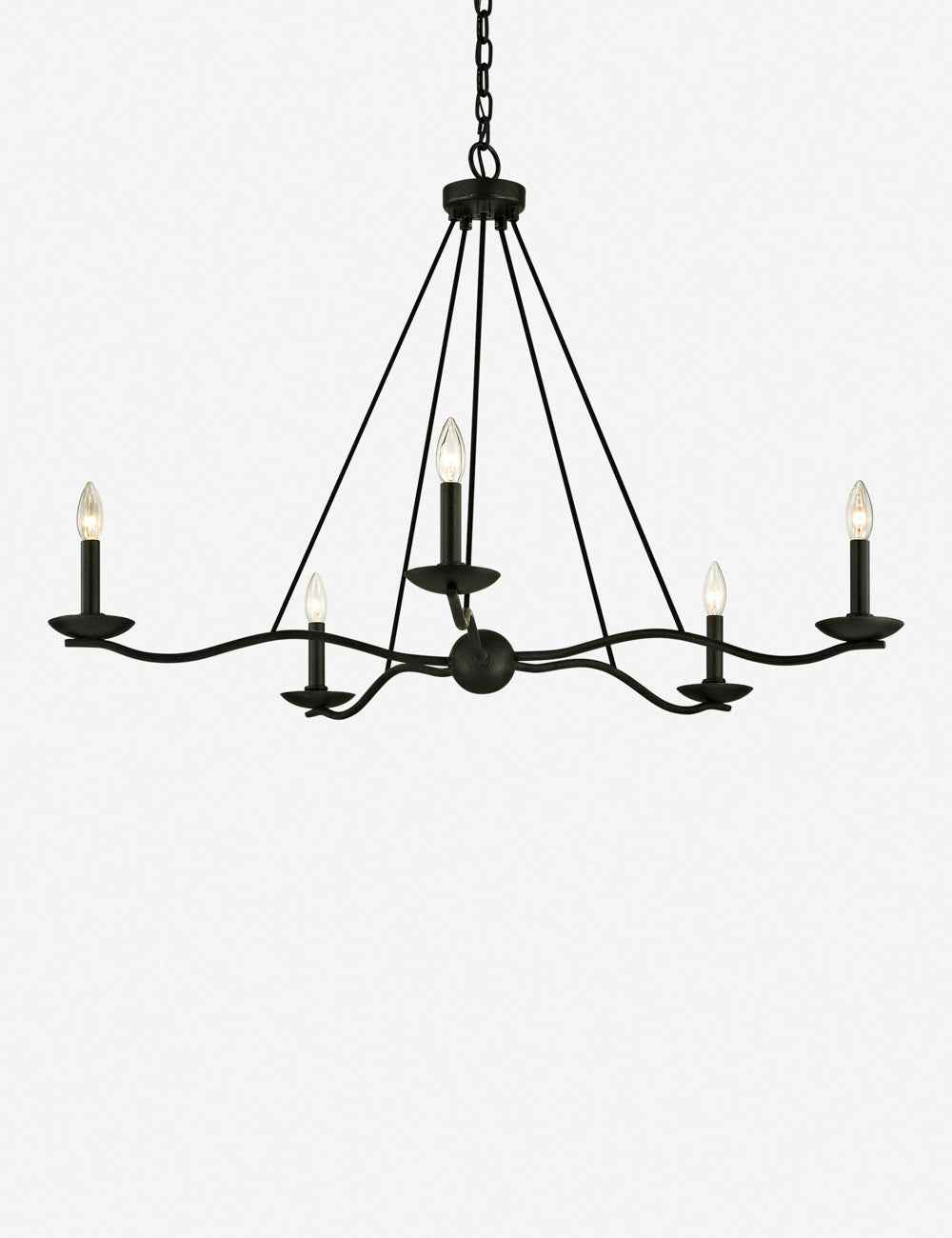 Lulu and Georgia Atherton Chandelier – Black - view 2