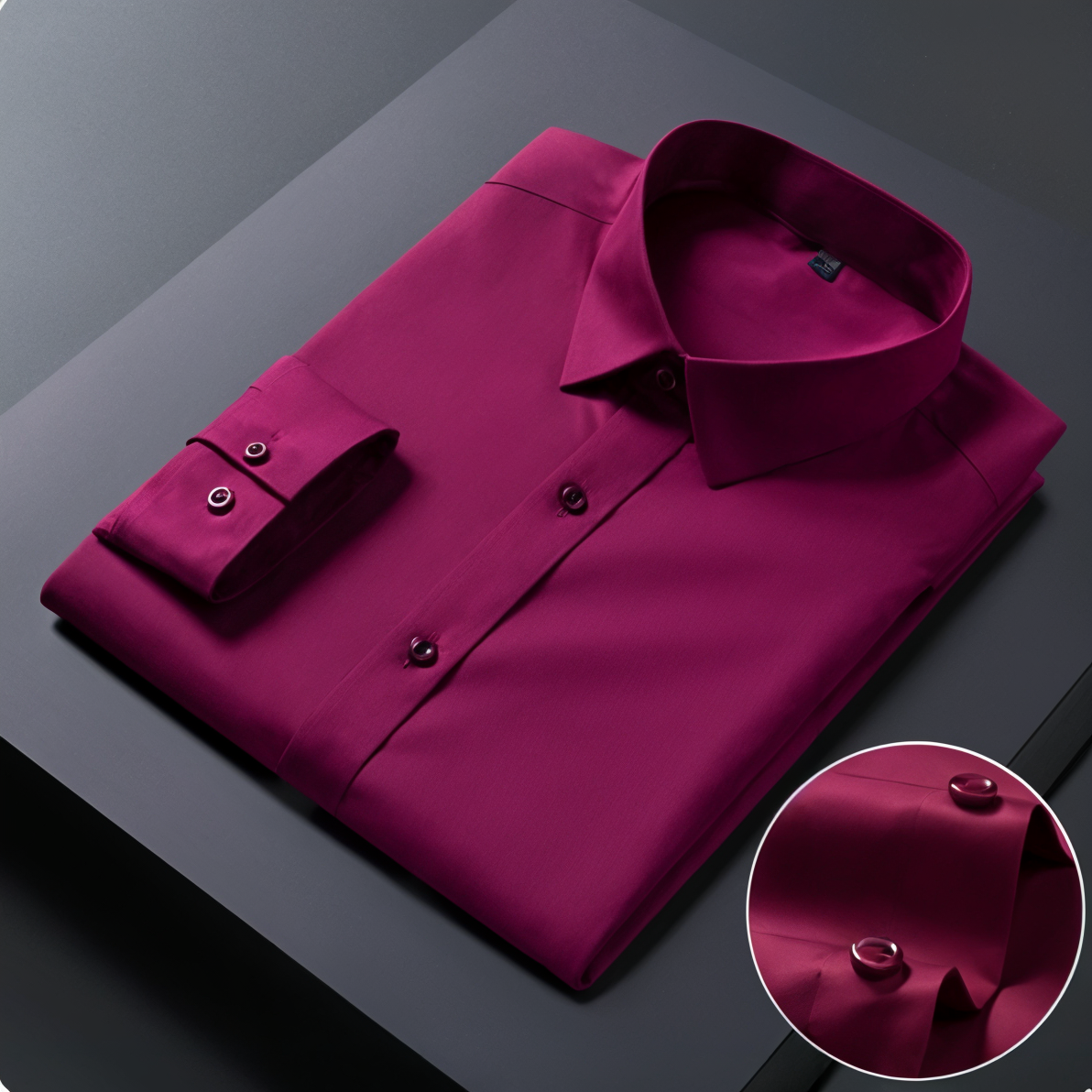 BlackTree Premium Cotton Solid Shirt for Man (Maroon)